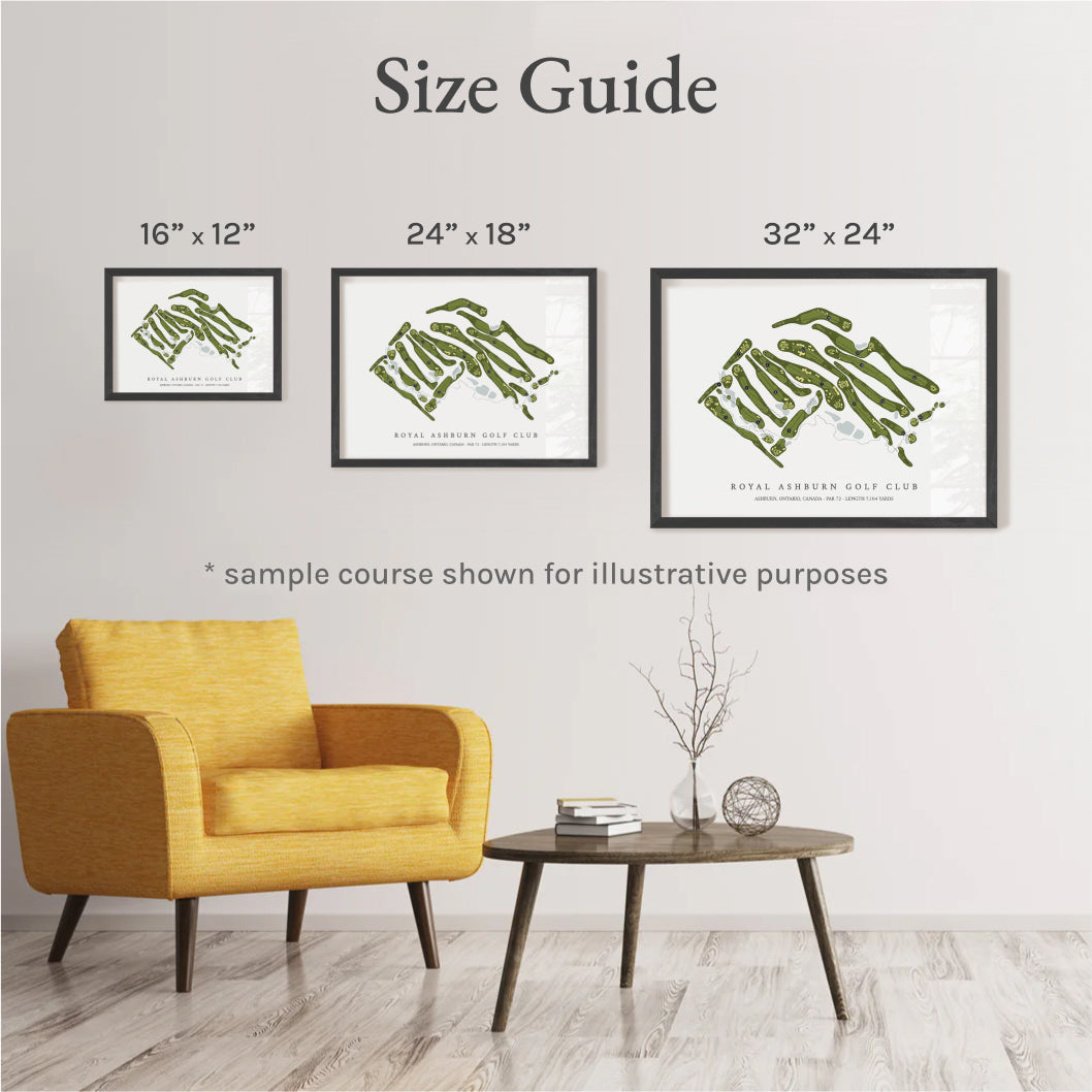 The Greenside Gallery | Size Guide