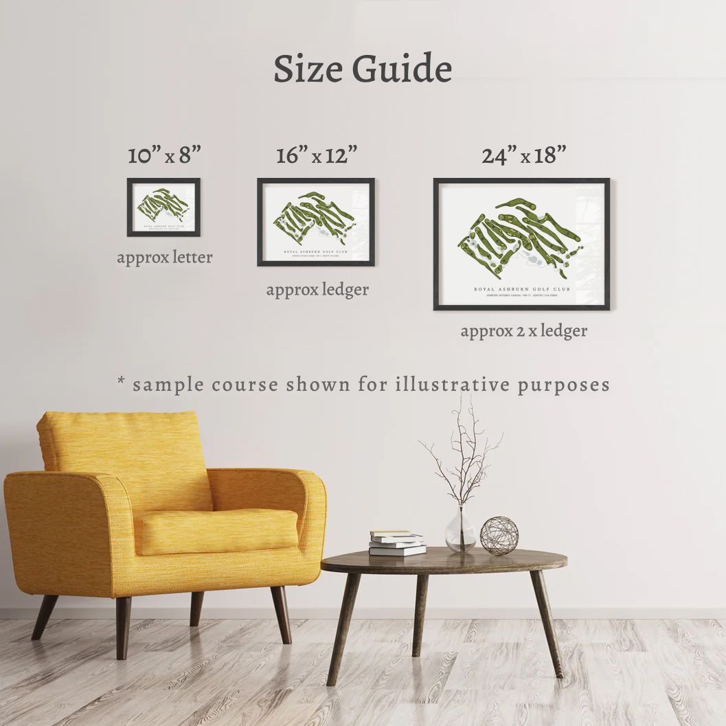 The Greenside Gallery | Size Guide