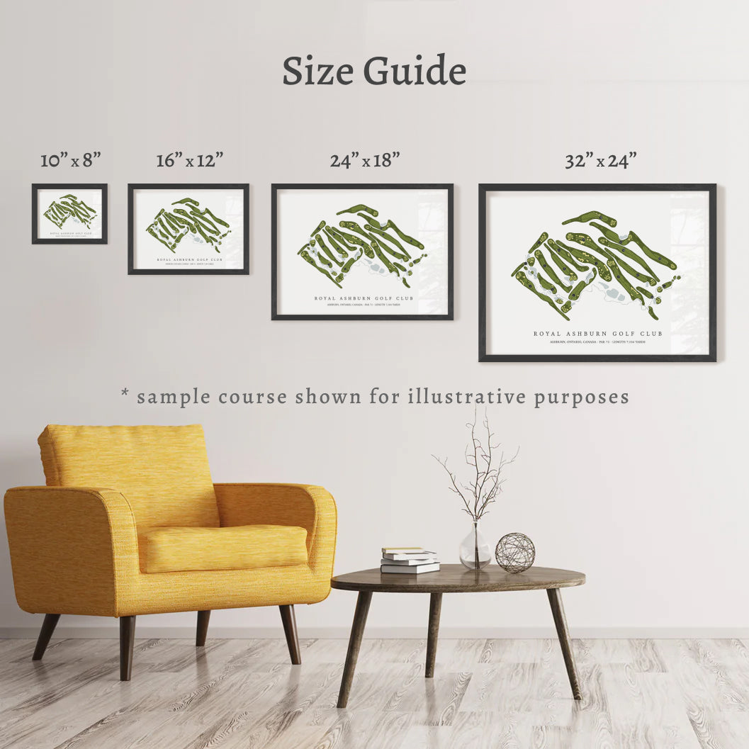 Custom Golf Course Map