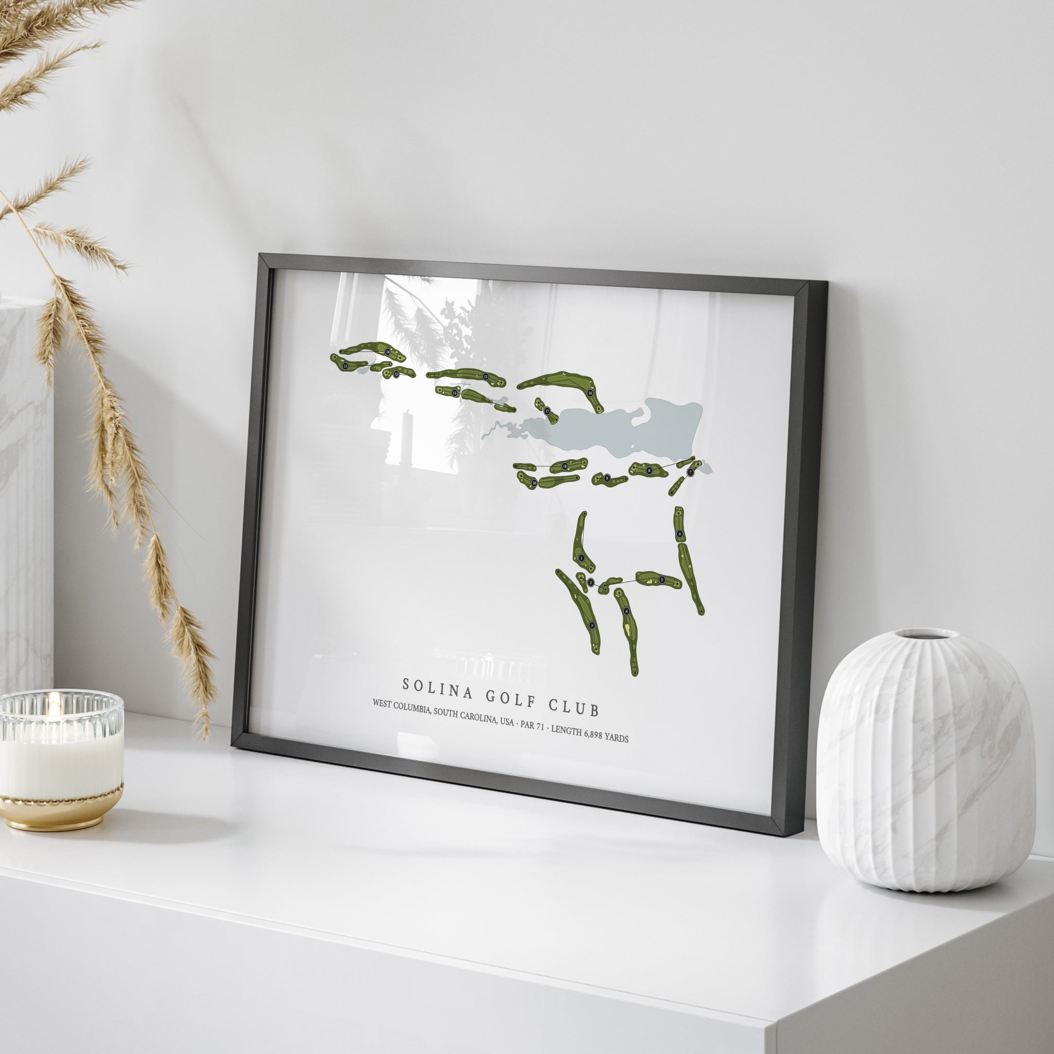 Solina Golf Club | Golf Course Map | On Table 