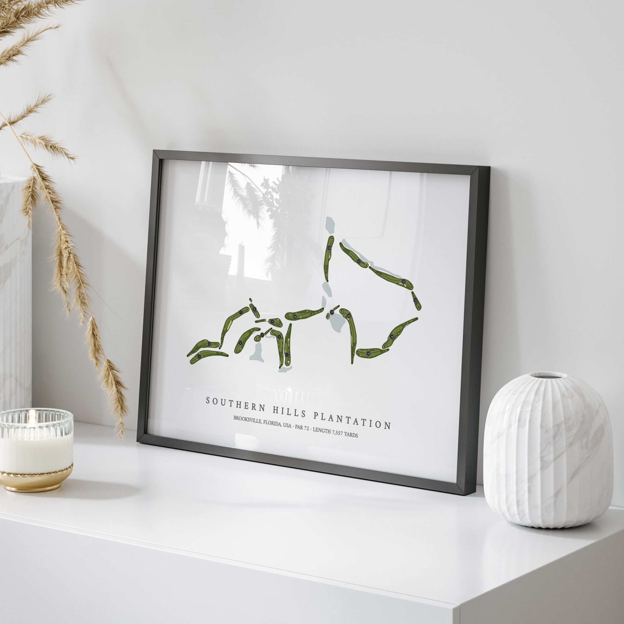 Southern Hills Plantation | Golf Course Map | On+Table 
