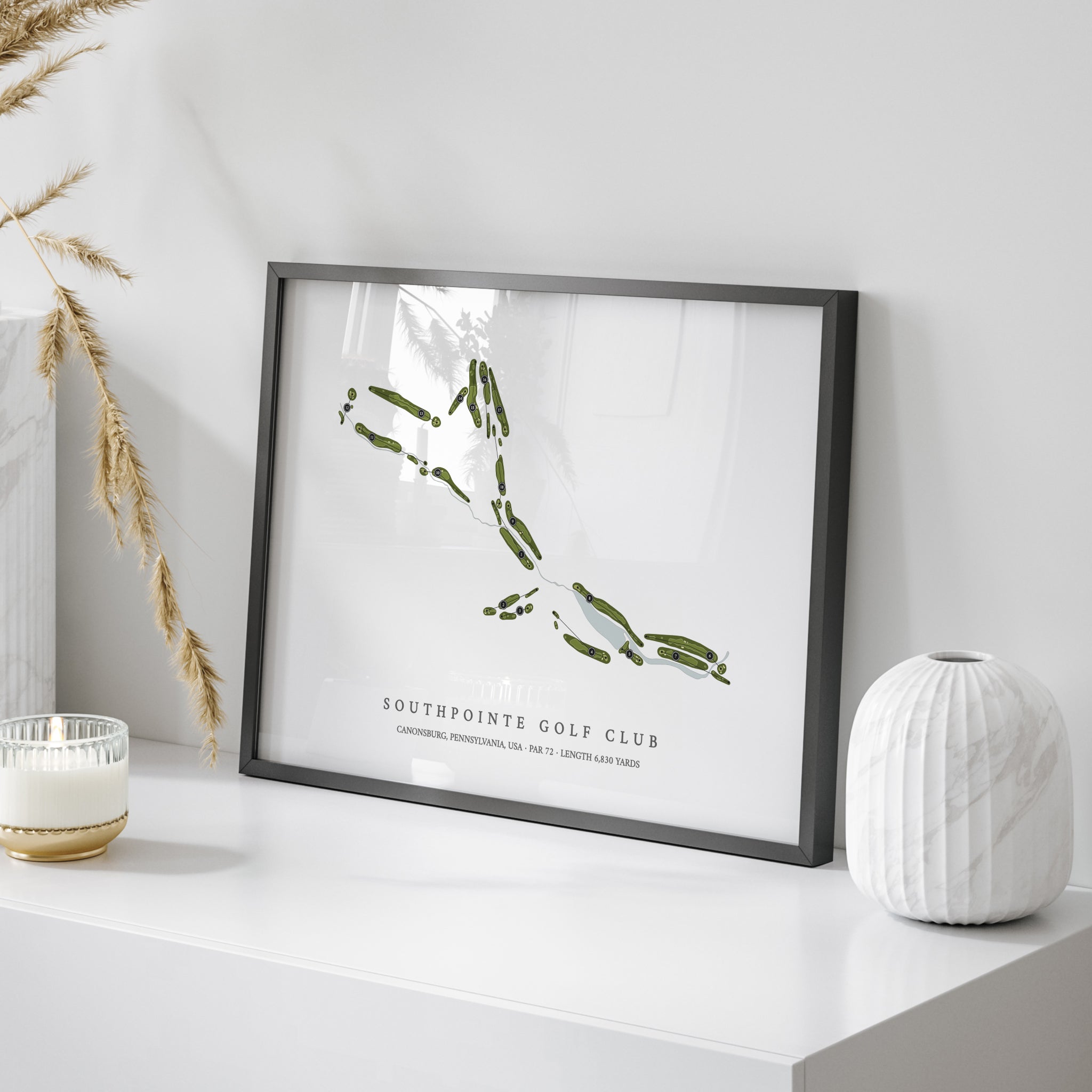 Southpointe Golf Club | Golf Course Map | On+Table 
