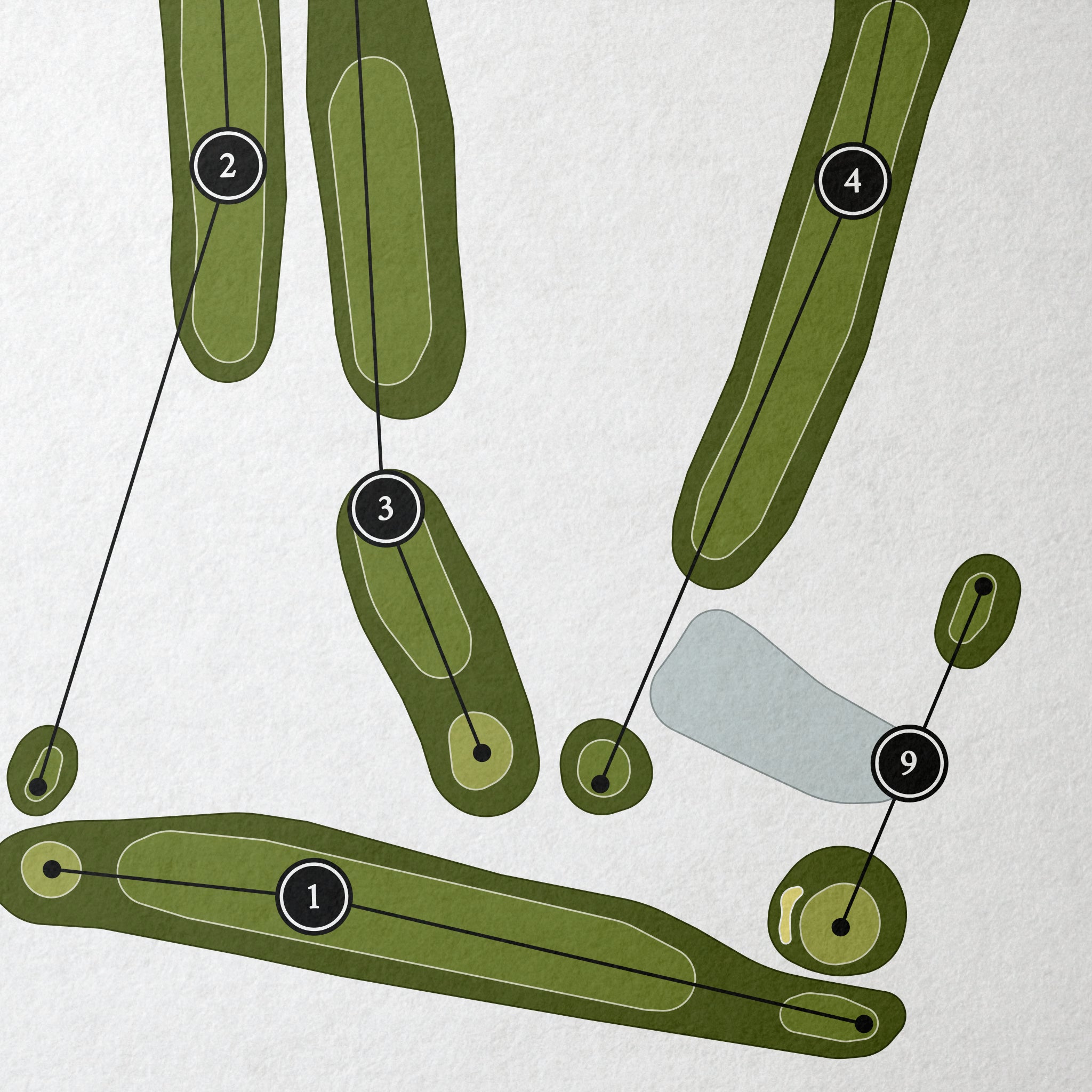 St Lawrence State Park Golf Course | Golf Course Map | Close Up 