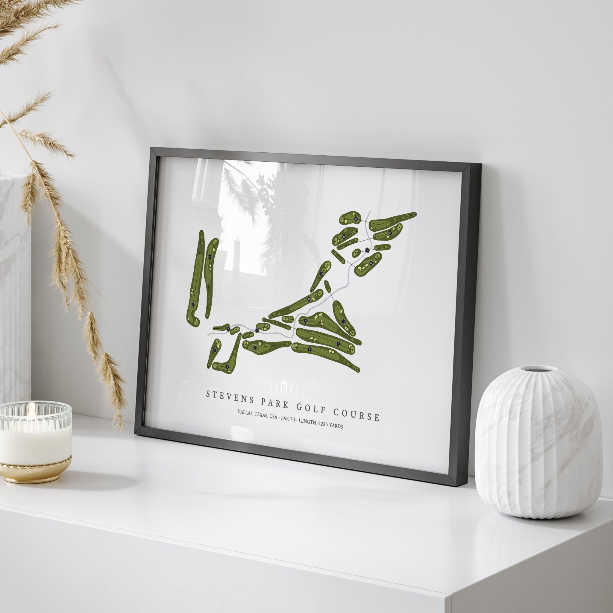 Stevens Park Golf Course | Golf Course Map | On Table 