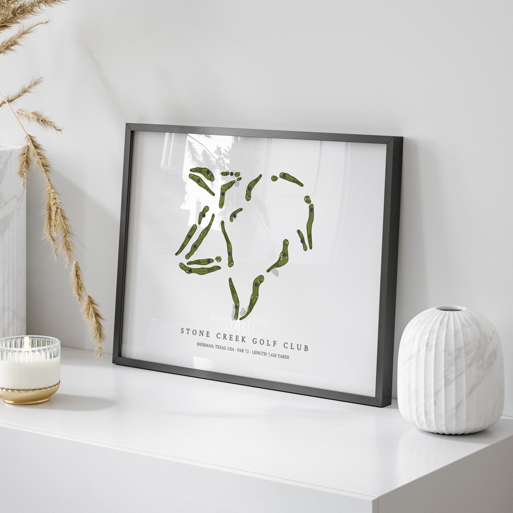 Stone Creek Golf Club | Golf Course Map | On Table 
