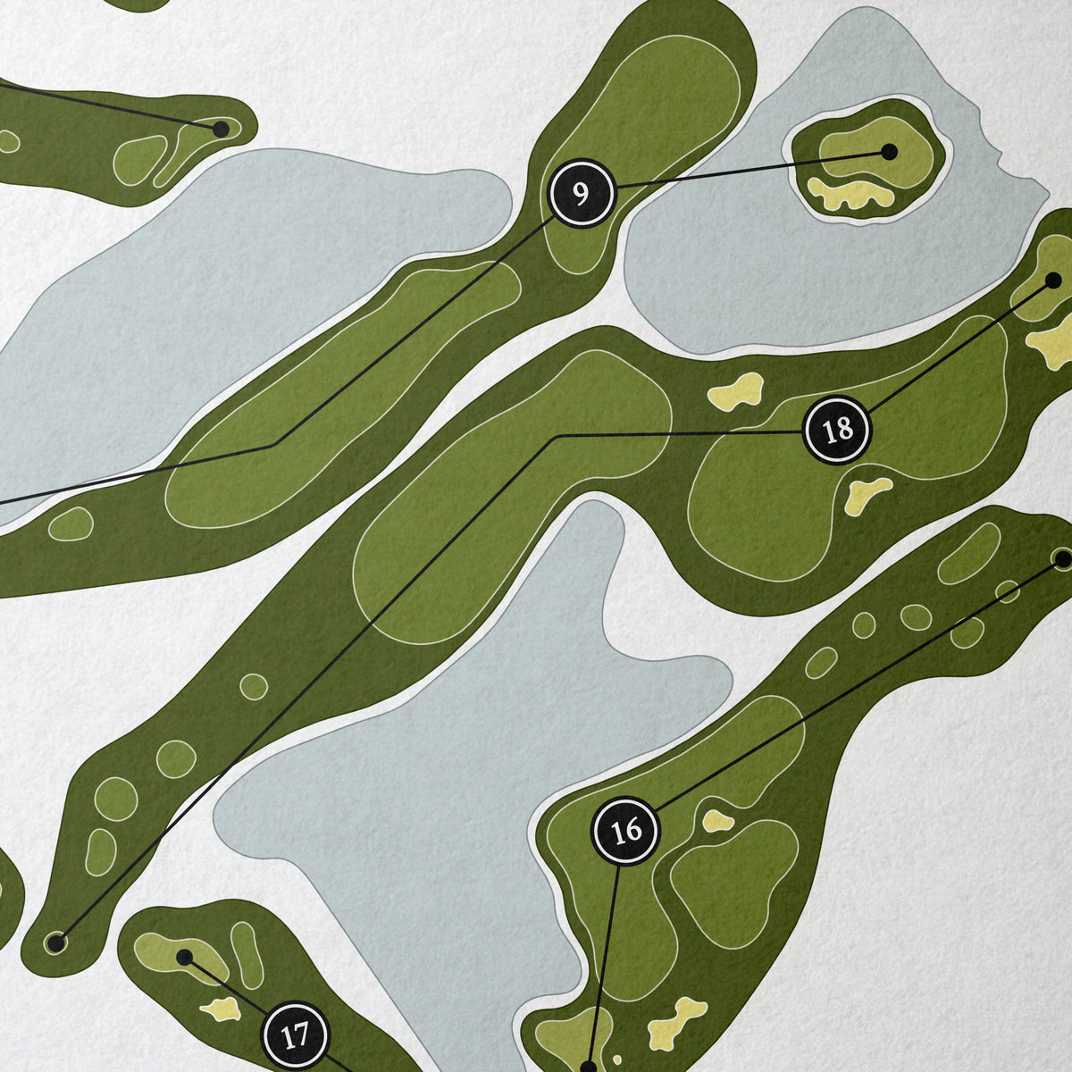Stonelick Hills Golf Club | Golf Course Map | Close Up 