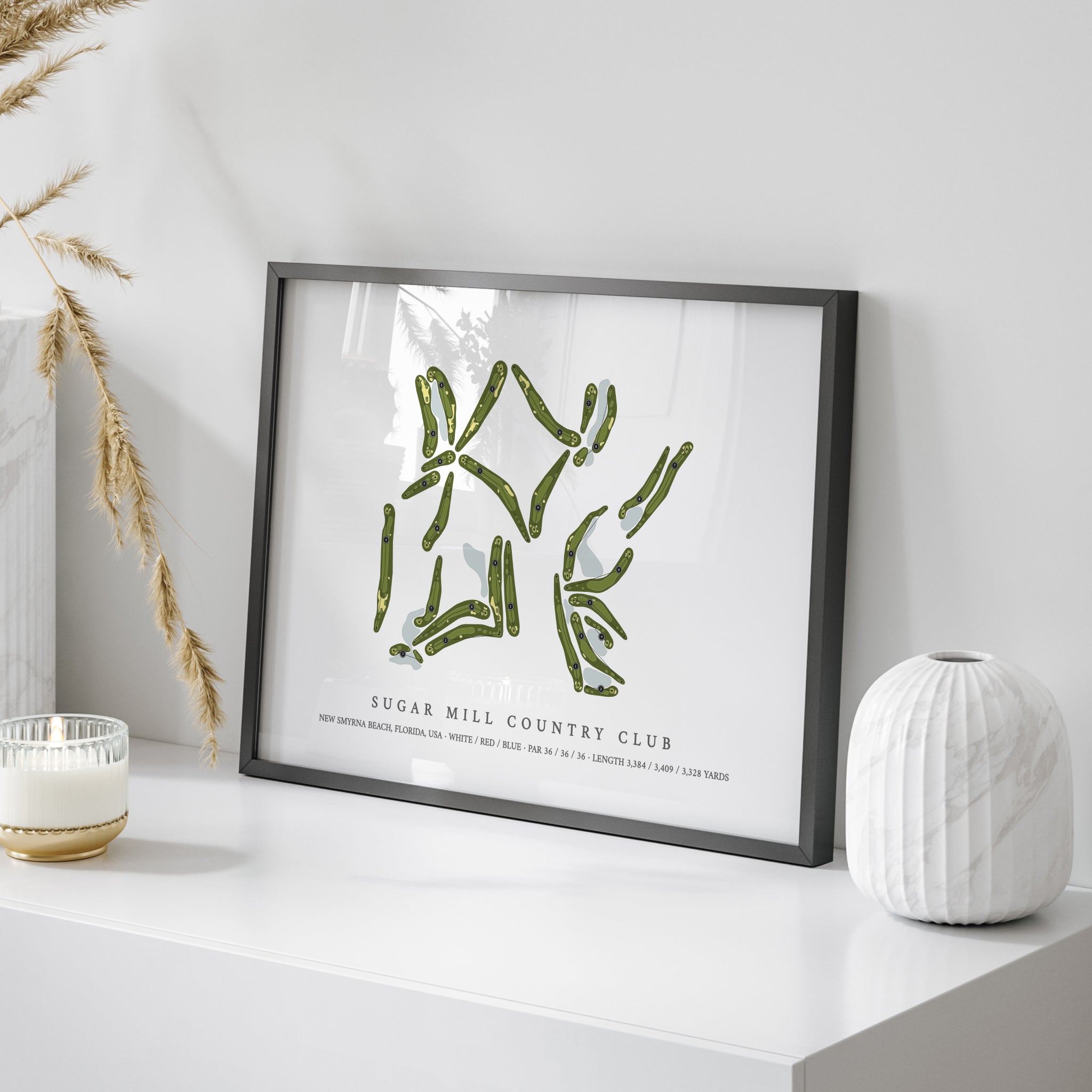Sugar Mill Country Club | Golf Course Print | On+Table