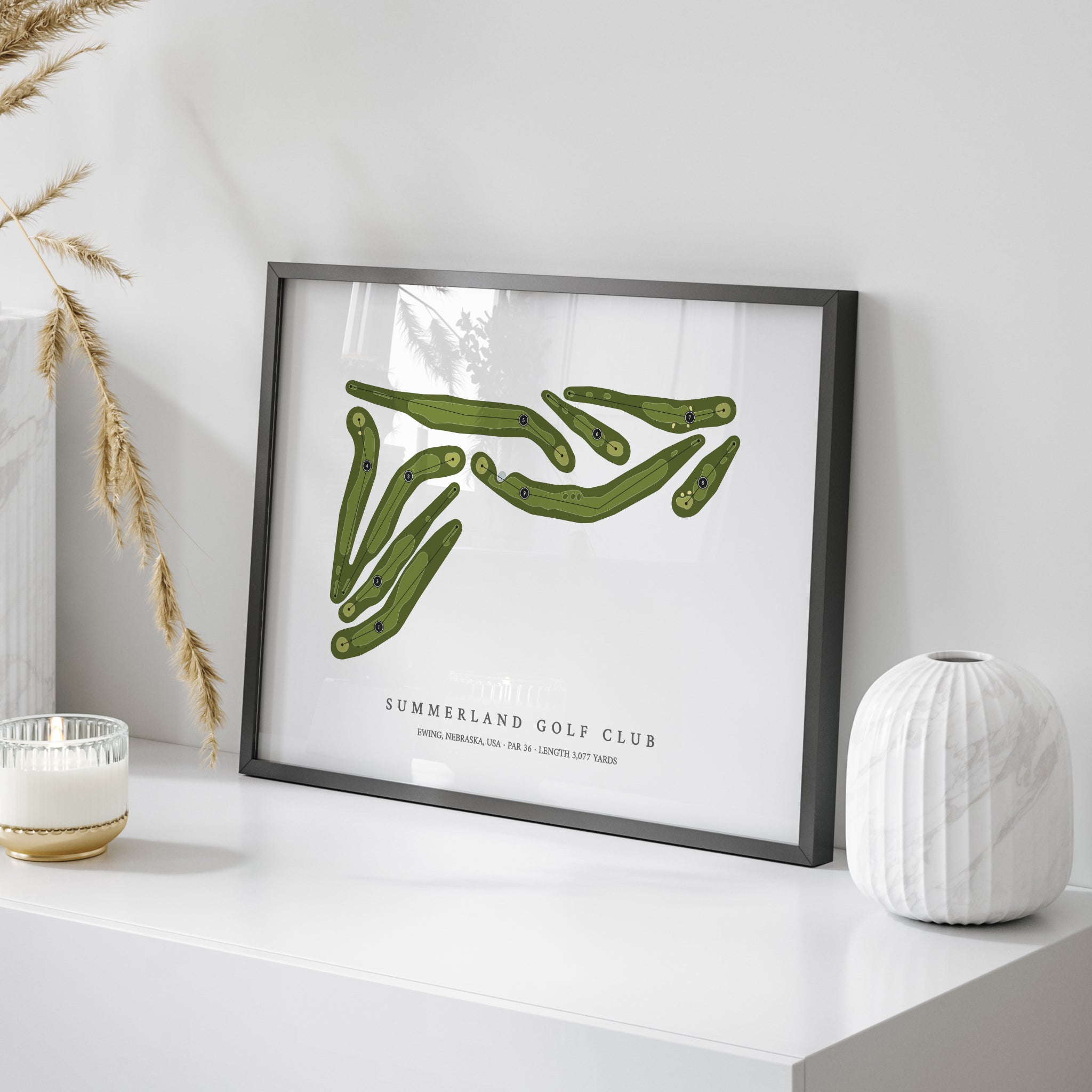 Summerland Golf Club | Golf Course Map | On+Table 
