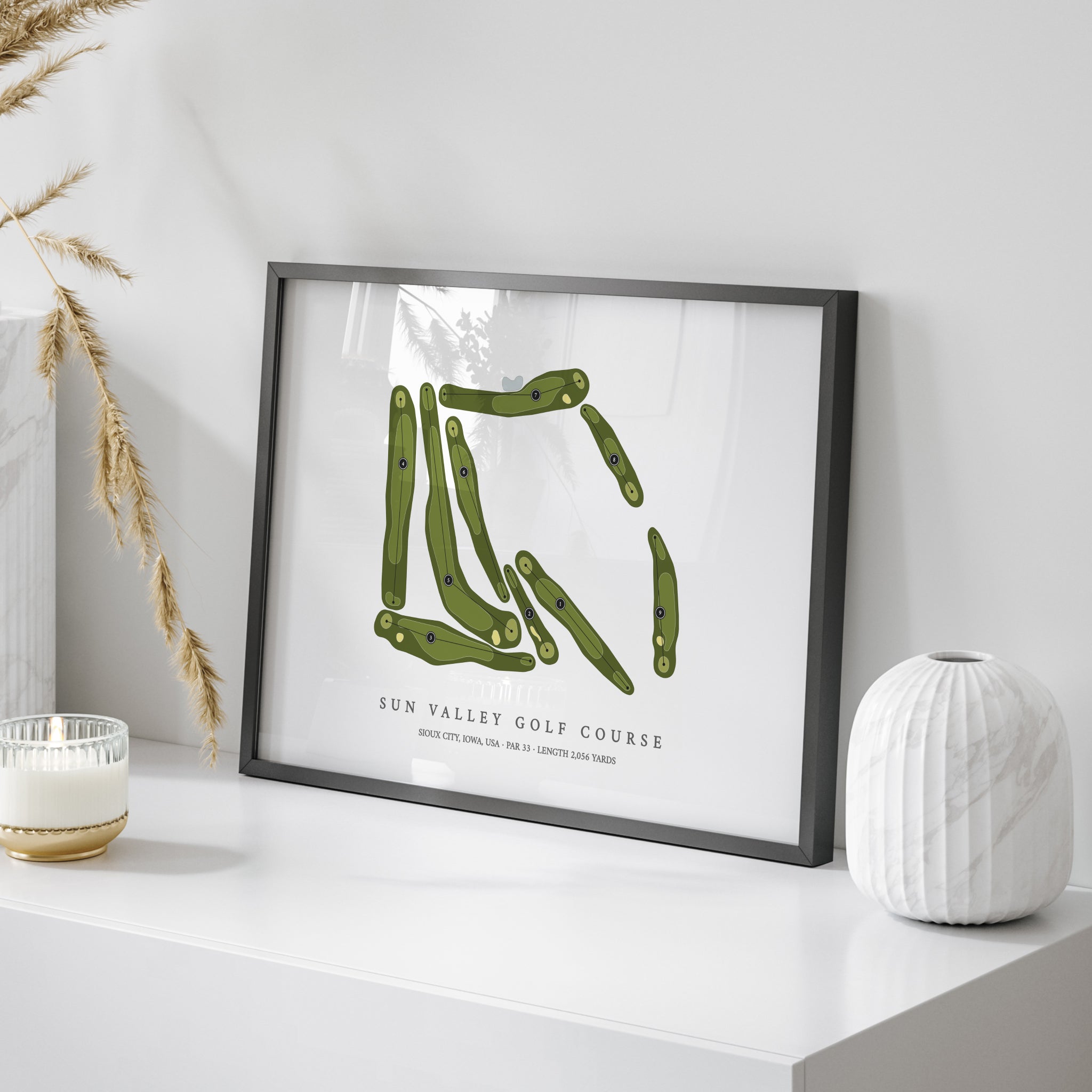 Sun Valley Golf Course | Golf Course Map | On Table 