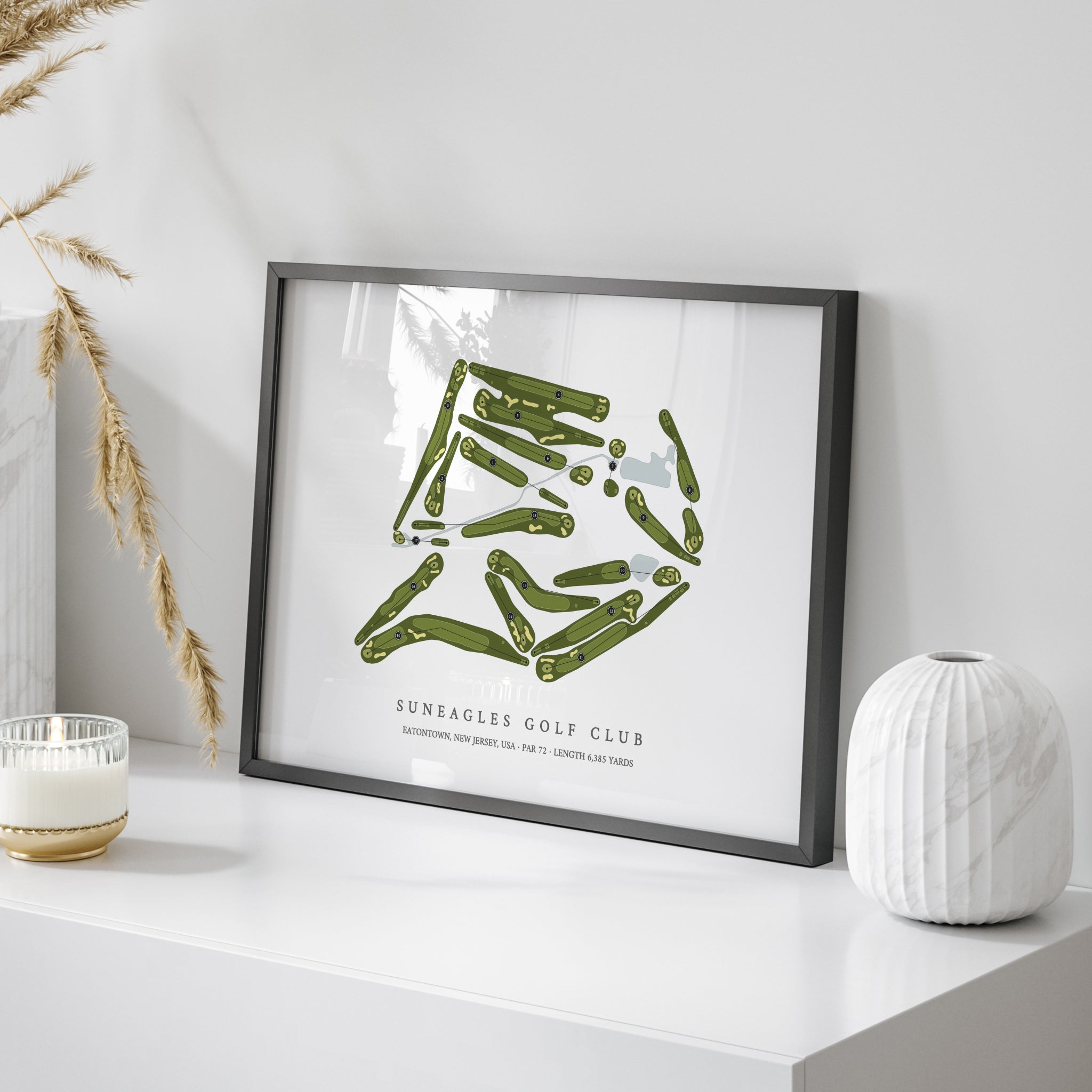 Suneagles Golf Club | Golf Course Map | On Table 