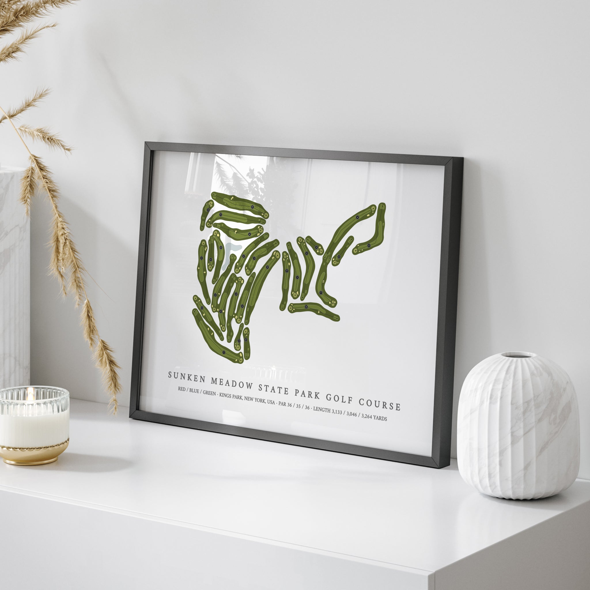 Sunken Meadow State Park Golf Course | Golf Course Map | On Table 