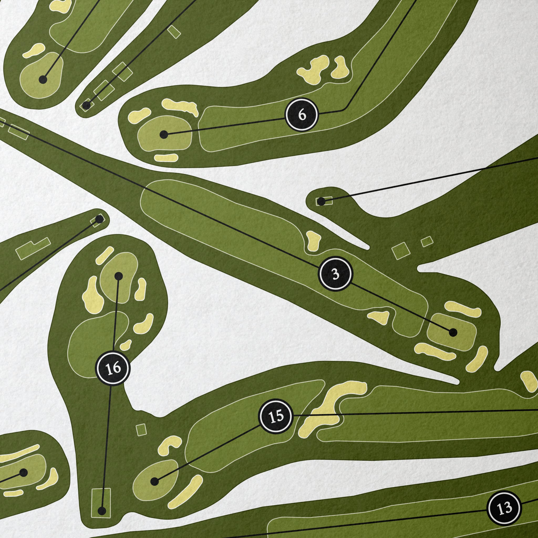 Sunnehanna Country Club | Golf Course Map | Close+Up