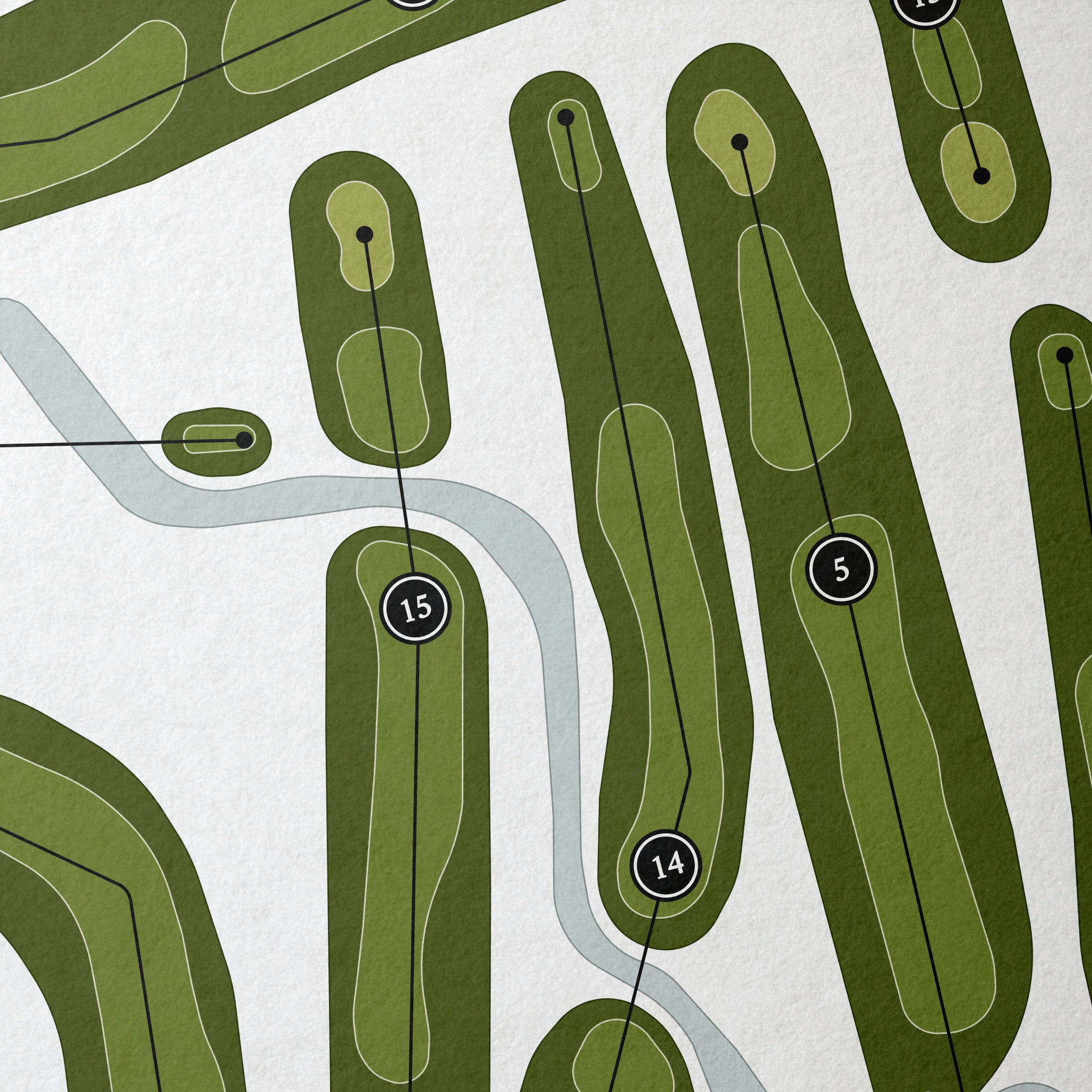 Sweetbriar Golf Club | Golf Course Map | Close+Up 