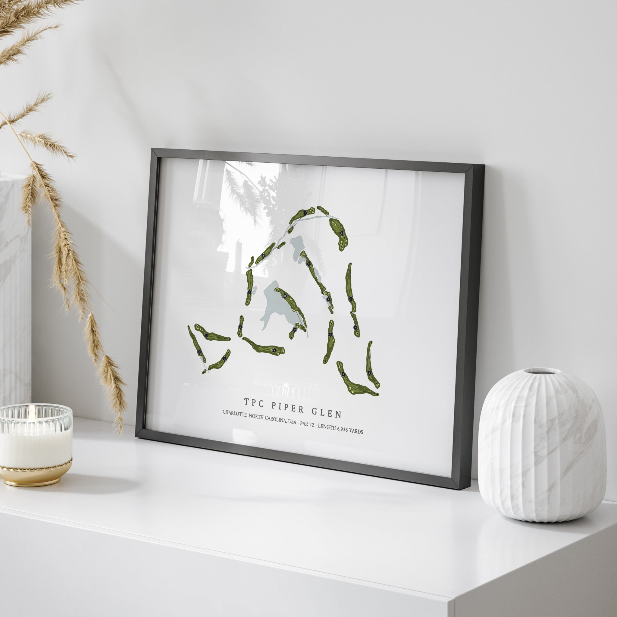 TPC Piper Glen | Golf Course Map | On Table 