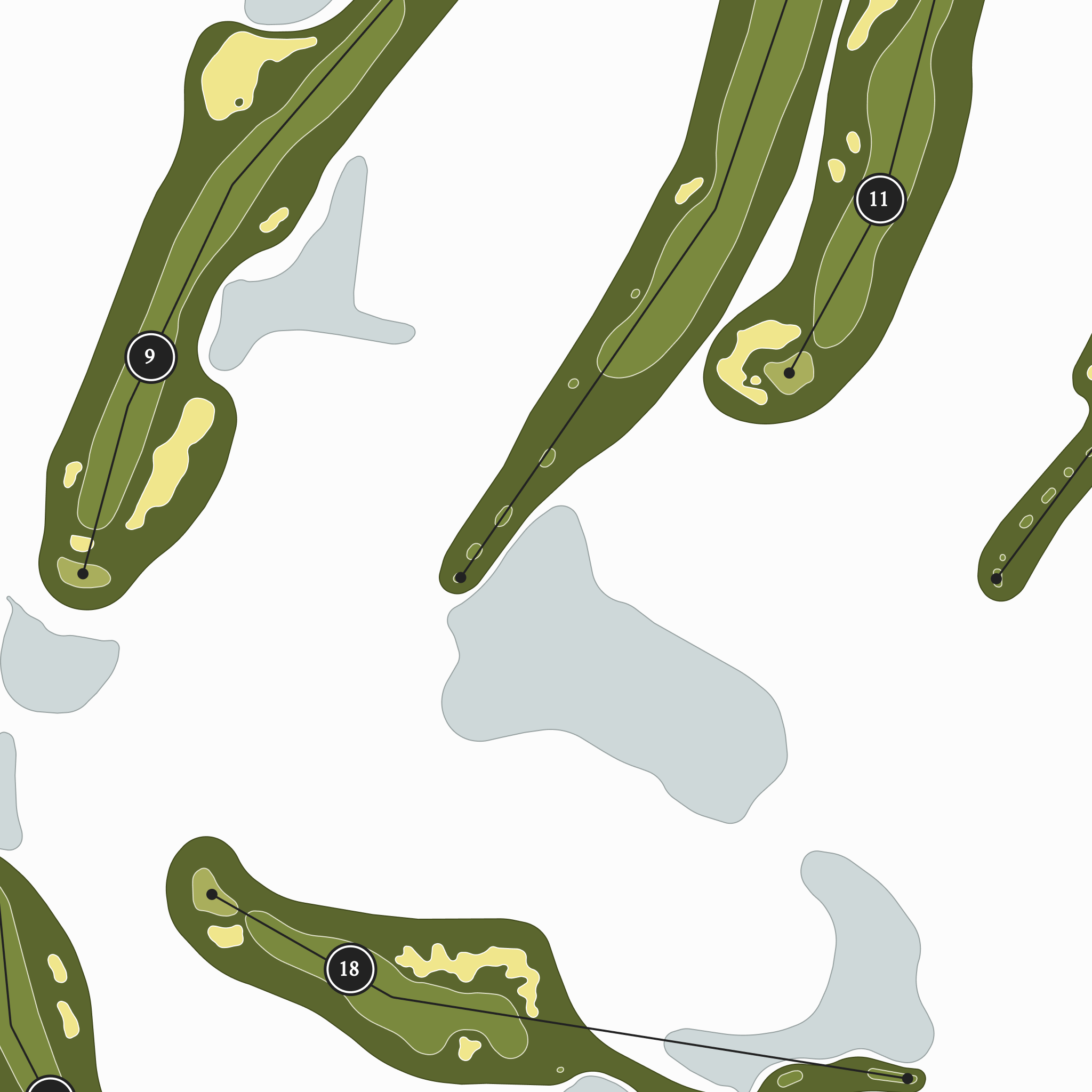 Tara Golf & Country Club | Golf Course Map | Close Up