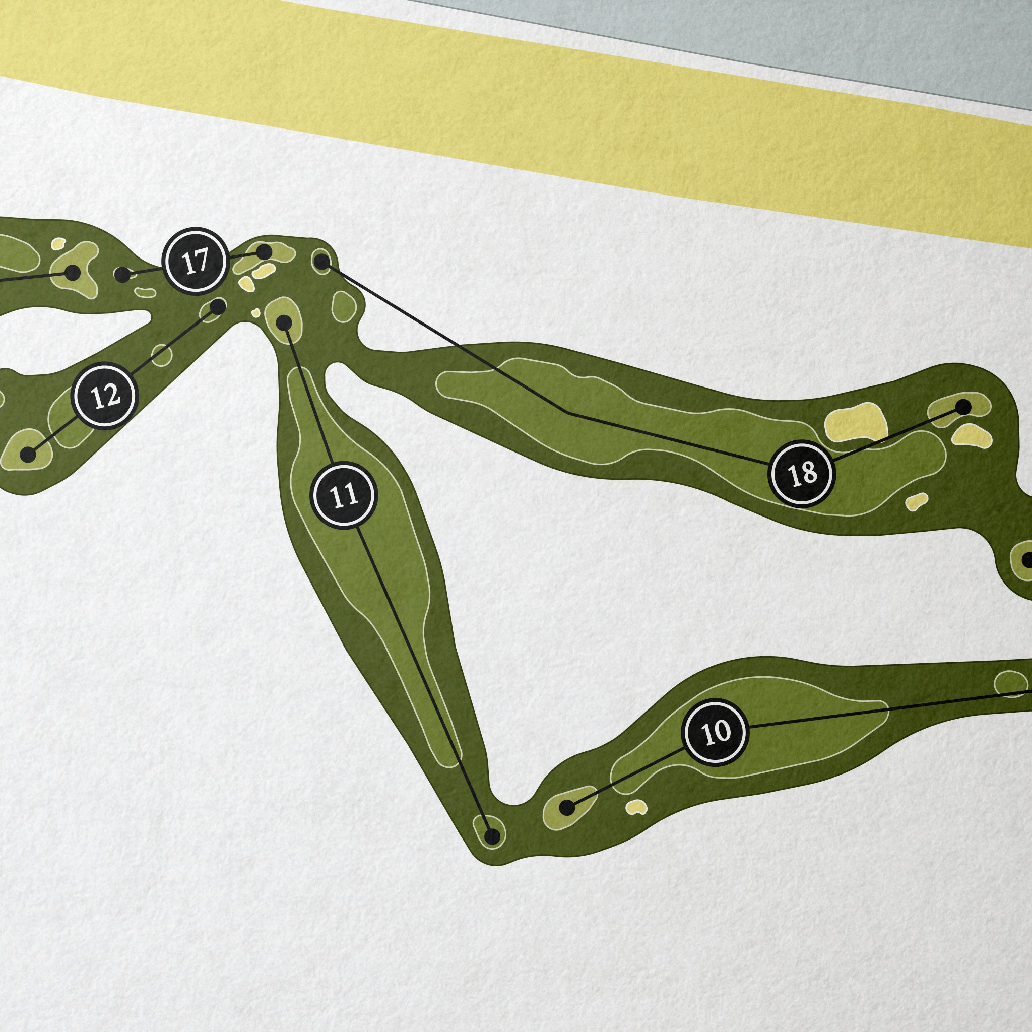 Te Arai Links Golf Club - South Course | Golf Course Map | Close+Up 