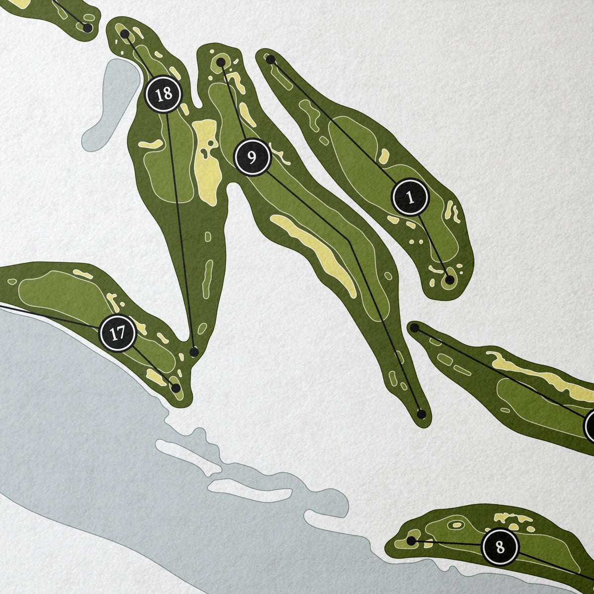 Teeth of the Dog | Golf Course Print | Close Up