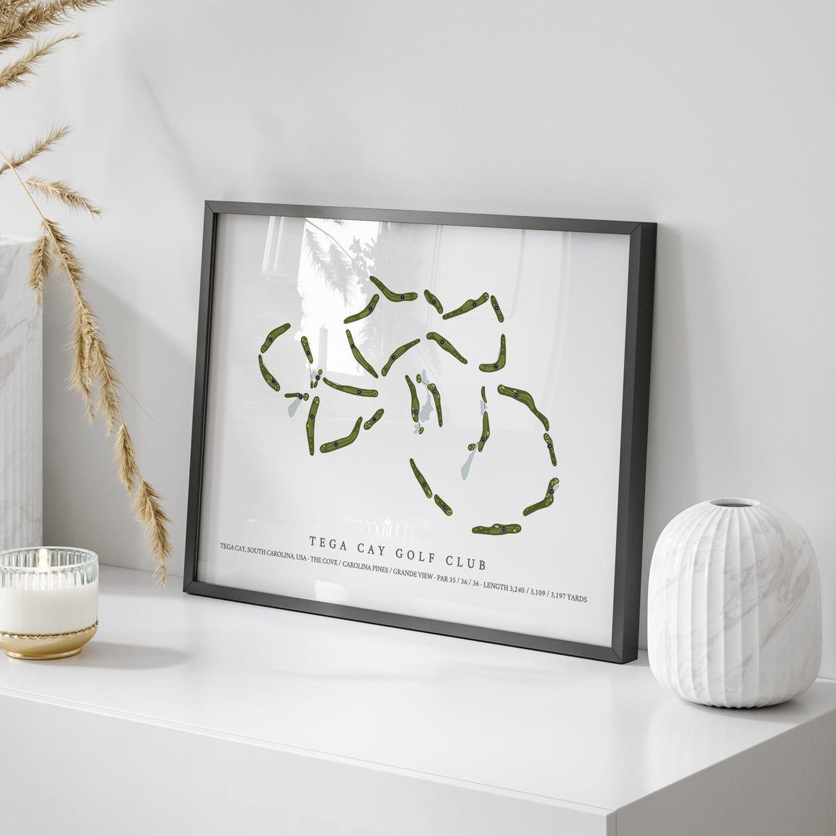 Tega Cay Golf Club | Golf Course Map | On Table 