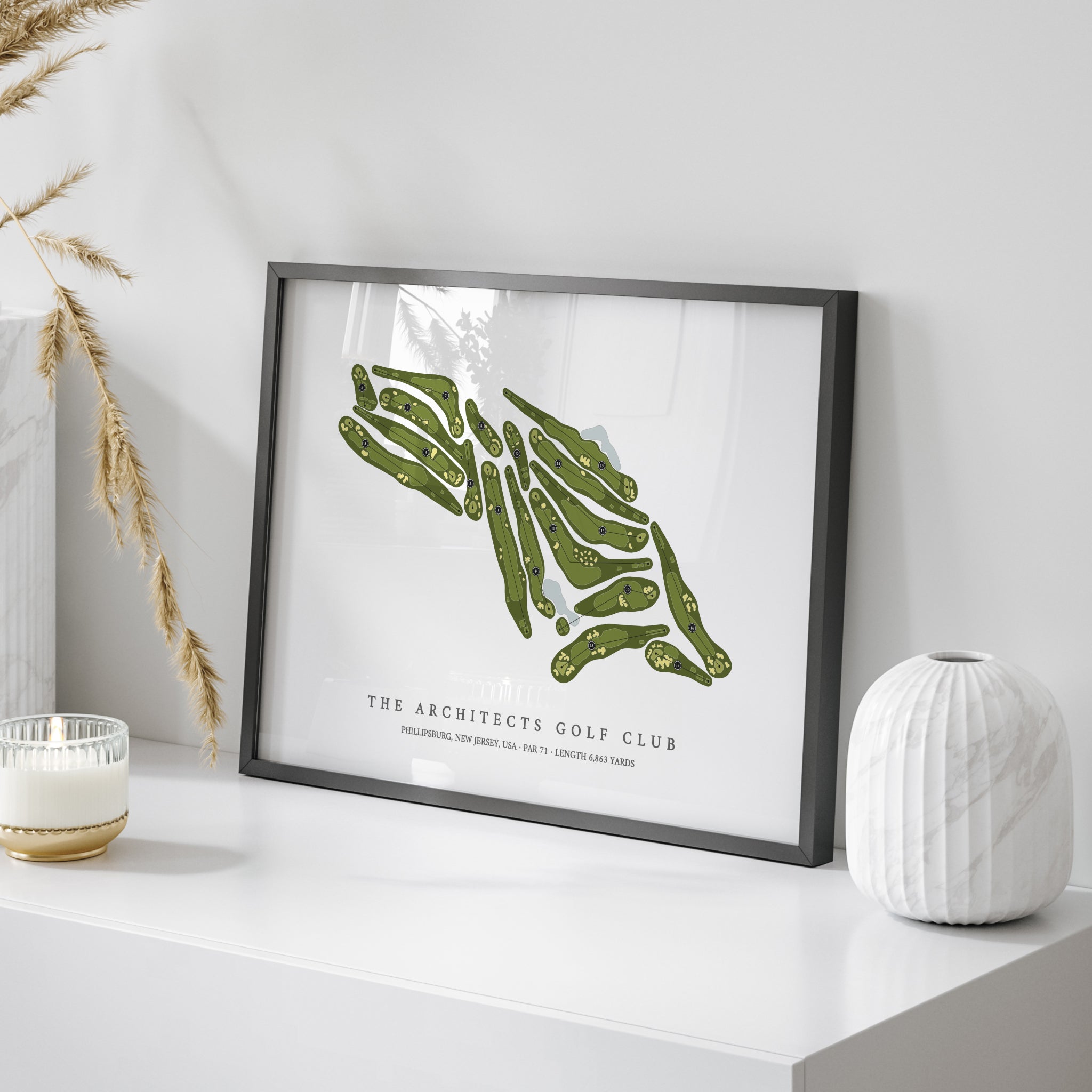 The Architects Golf Club | Golf Course Map | On Table 