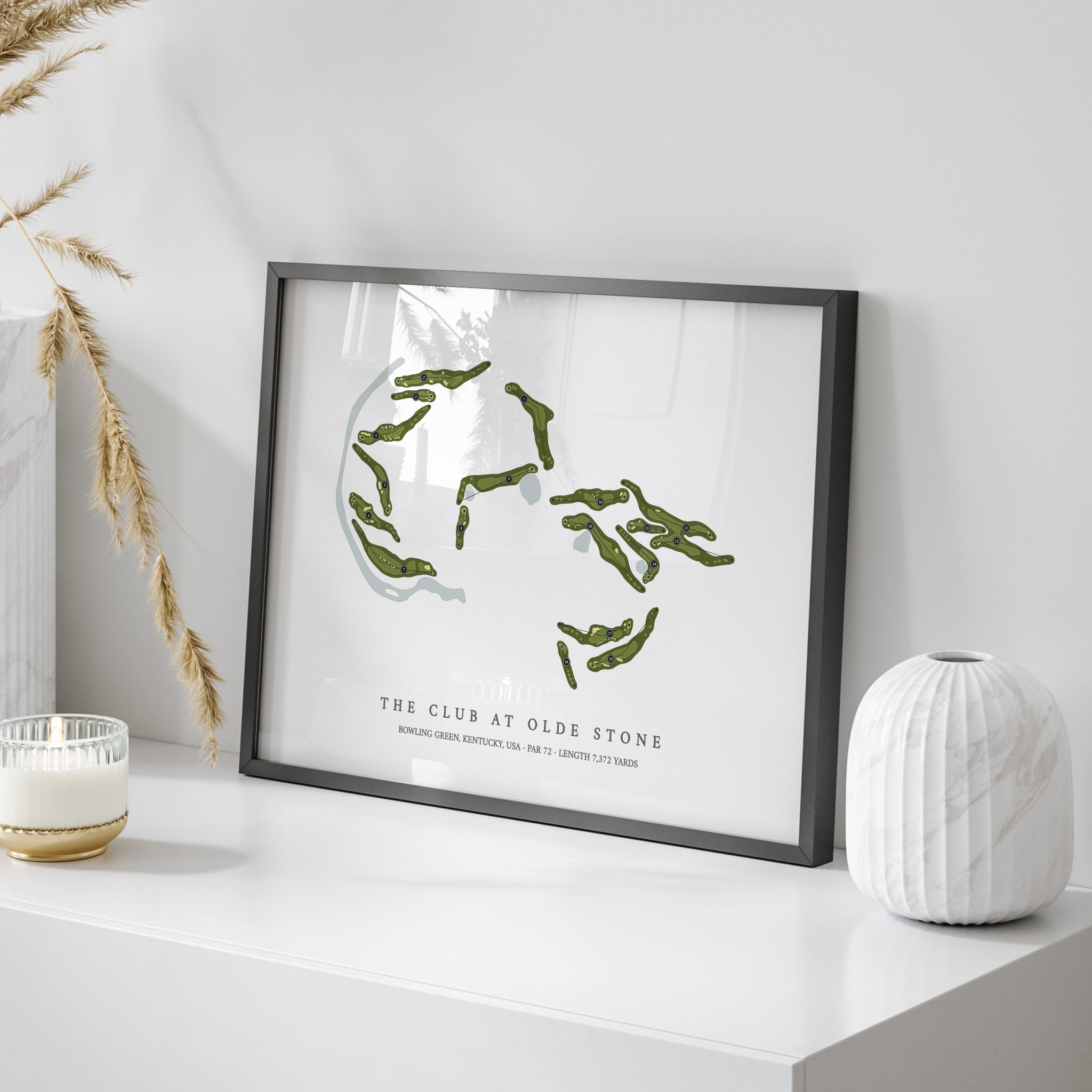 The Club At Olde Stone | Golf Course Print | On+Table