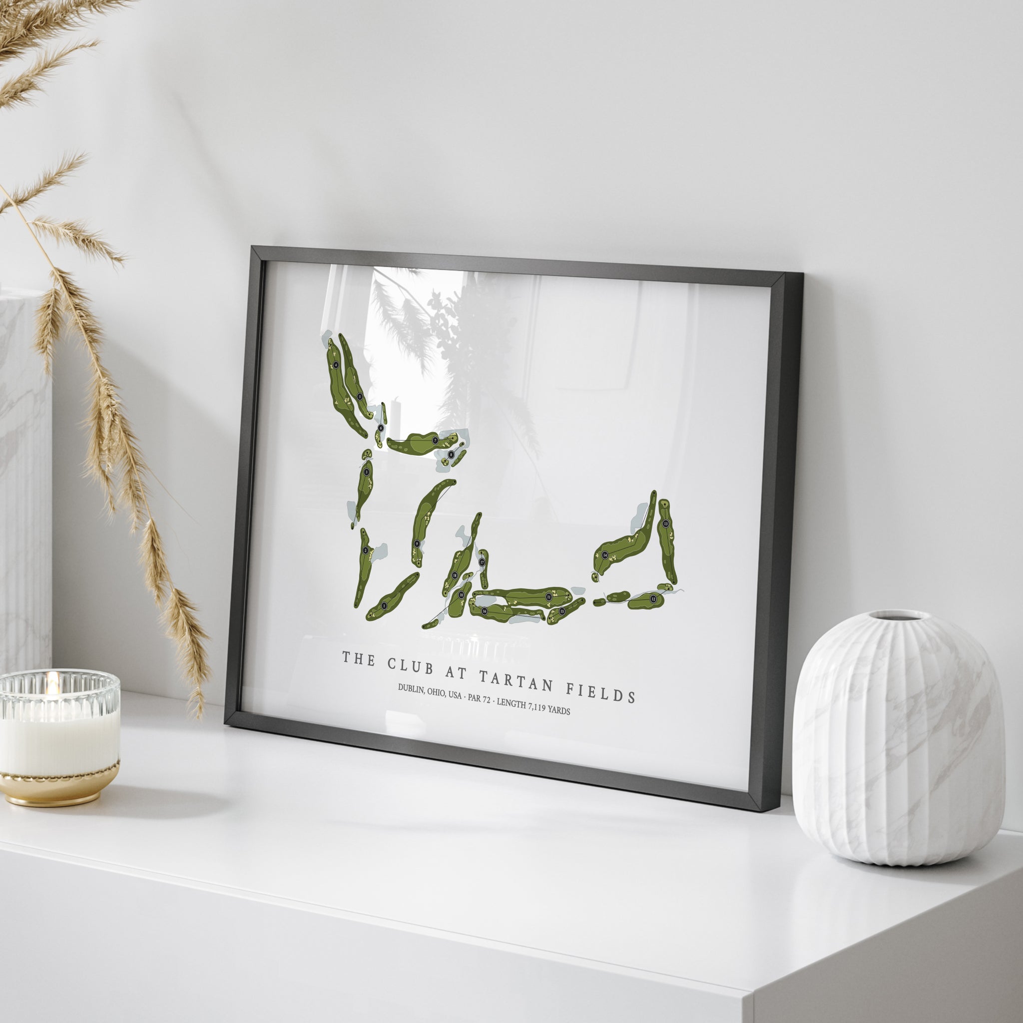 The Club at Tartan Fields | Golf Course Map | On Table 