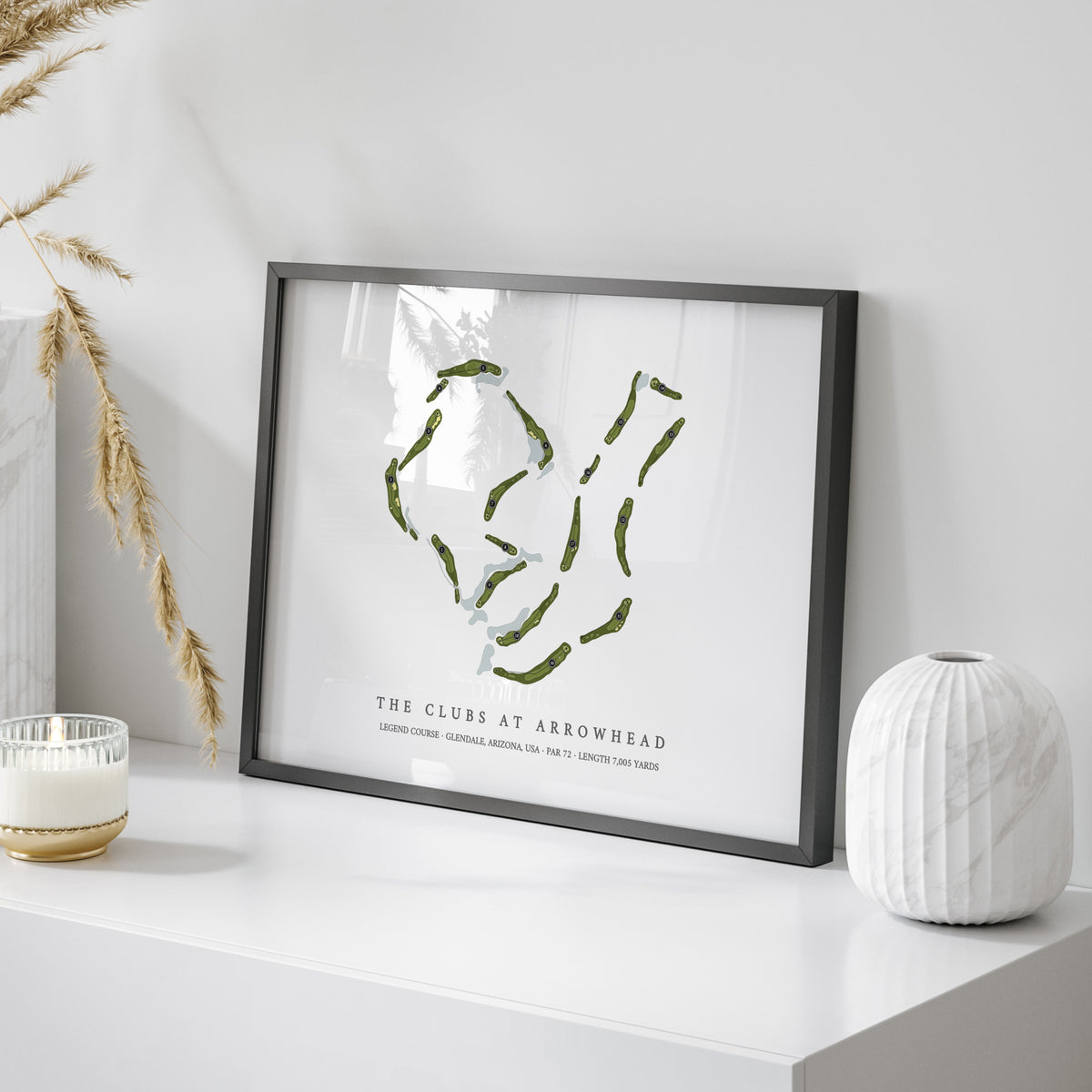 The Clubs at Arrowhead - Legend Course | Golf Course Map | On Table 
