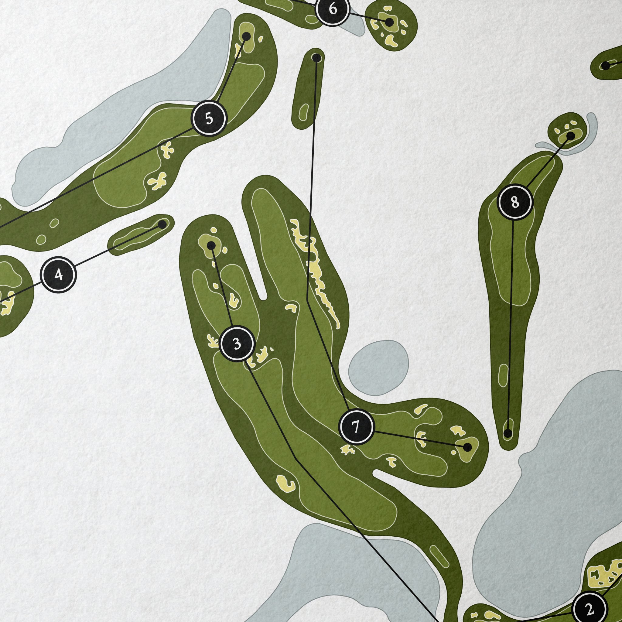 The Concession Golf Club | Golf Course Map | Close Up