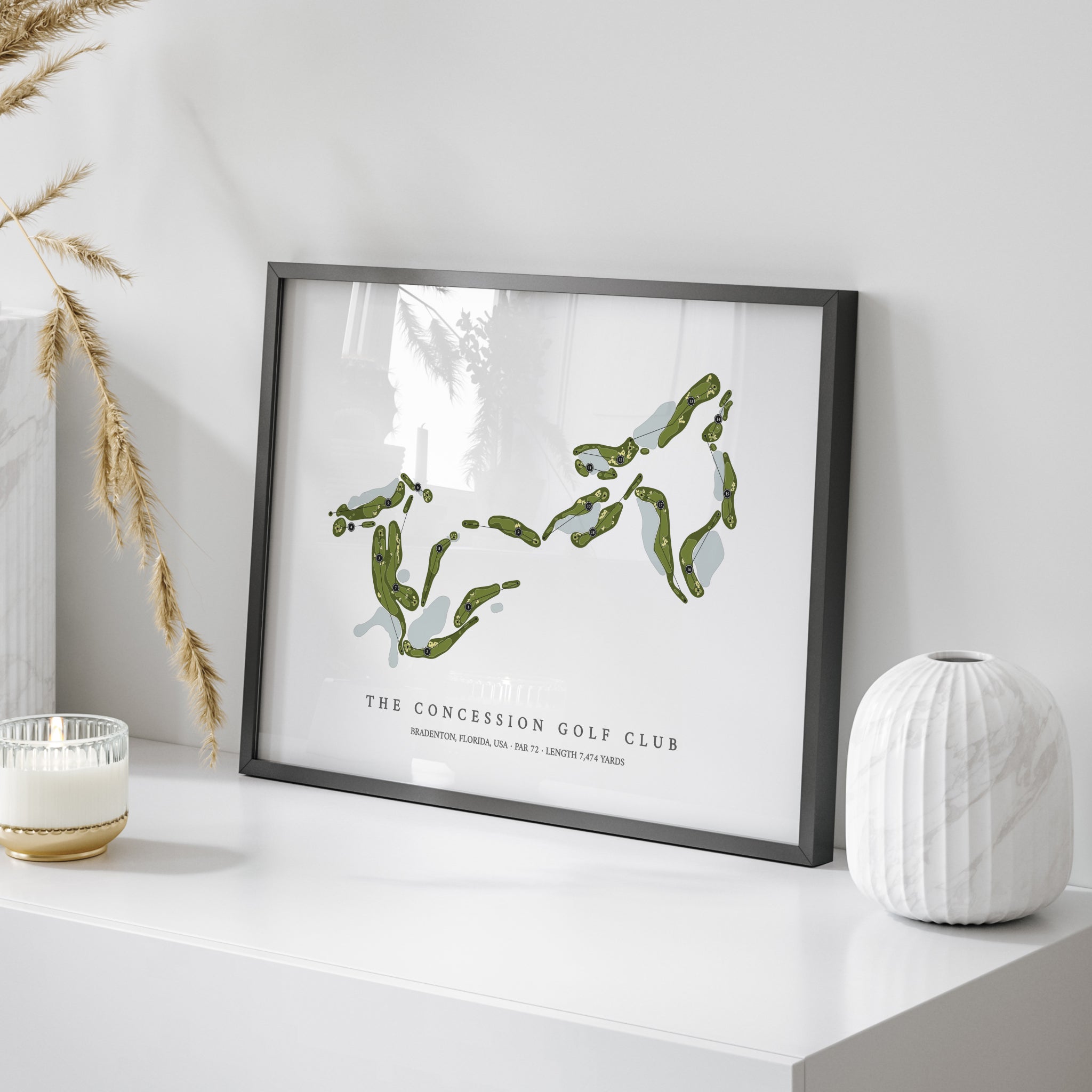 The Concession Golf Club | Golf Course Map | On Table