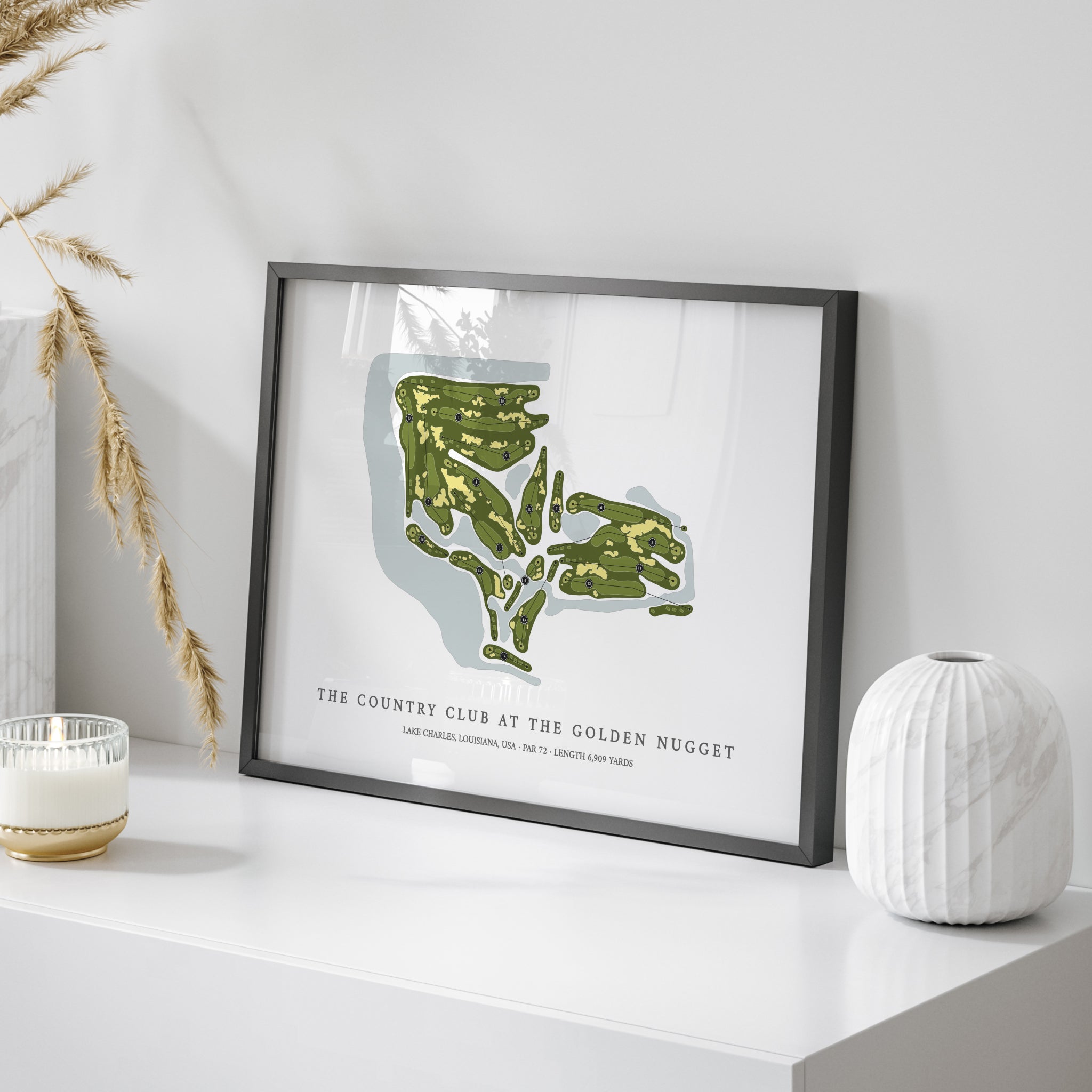 The Country Club at The Golden Nugget | Golf Course Map | On Table 