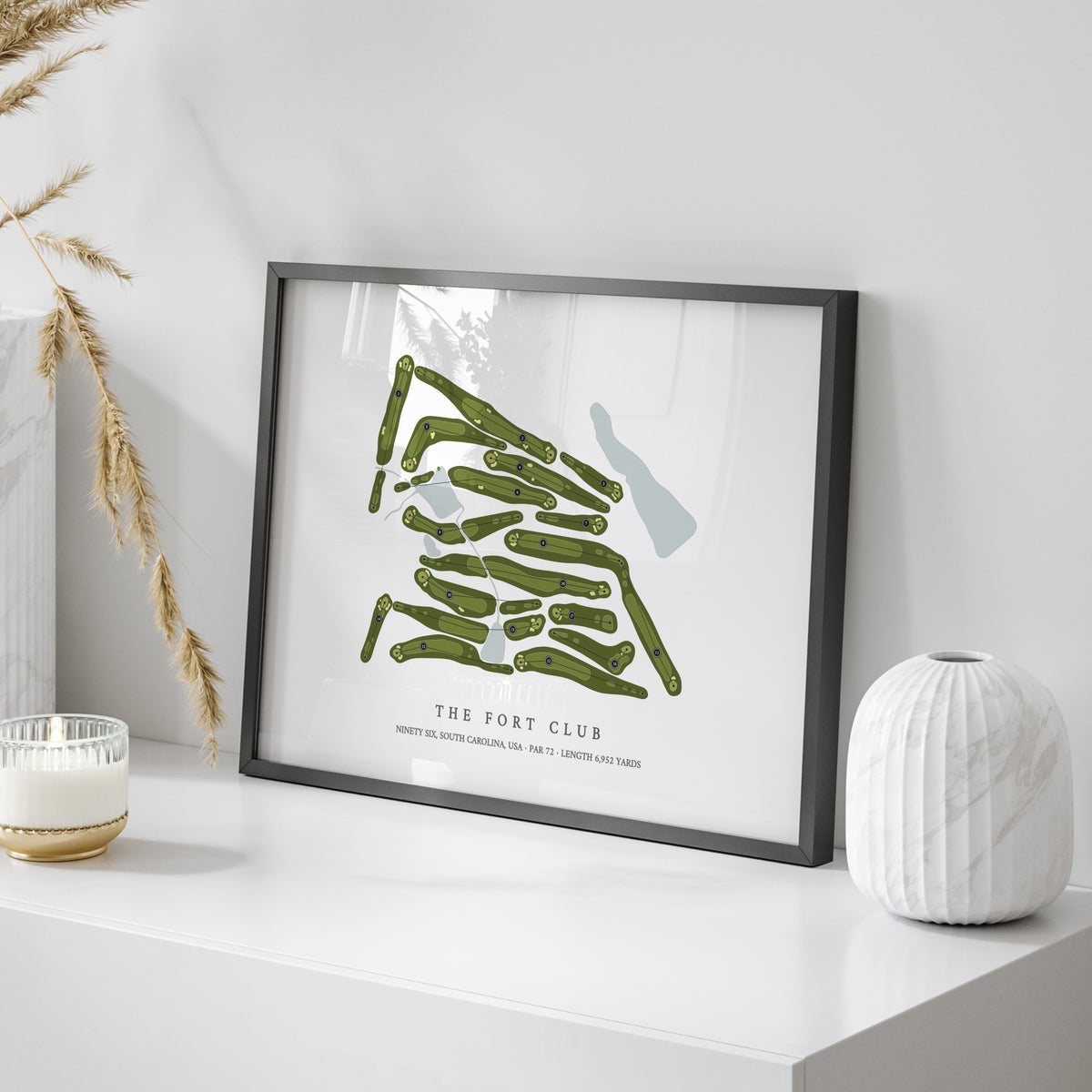 The Fort Club | Golf Course Map | On Table 
