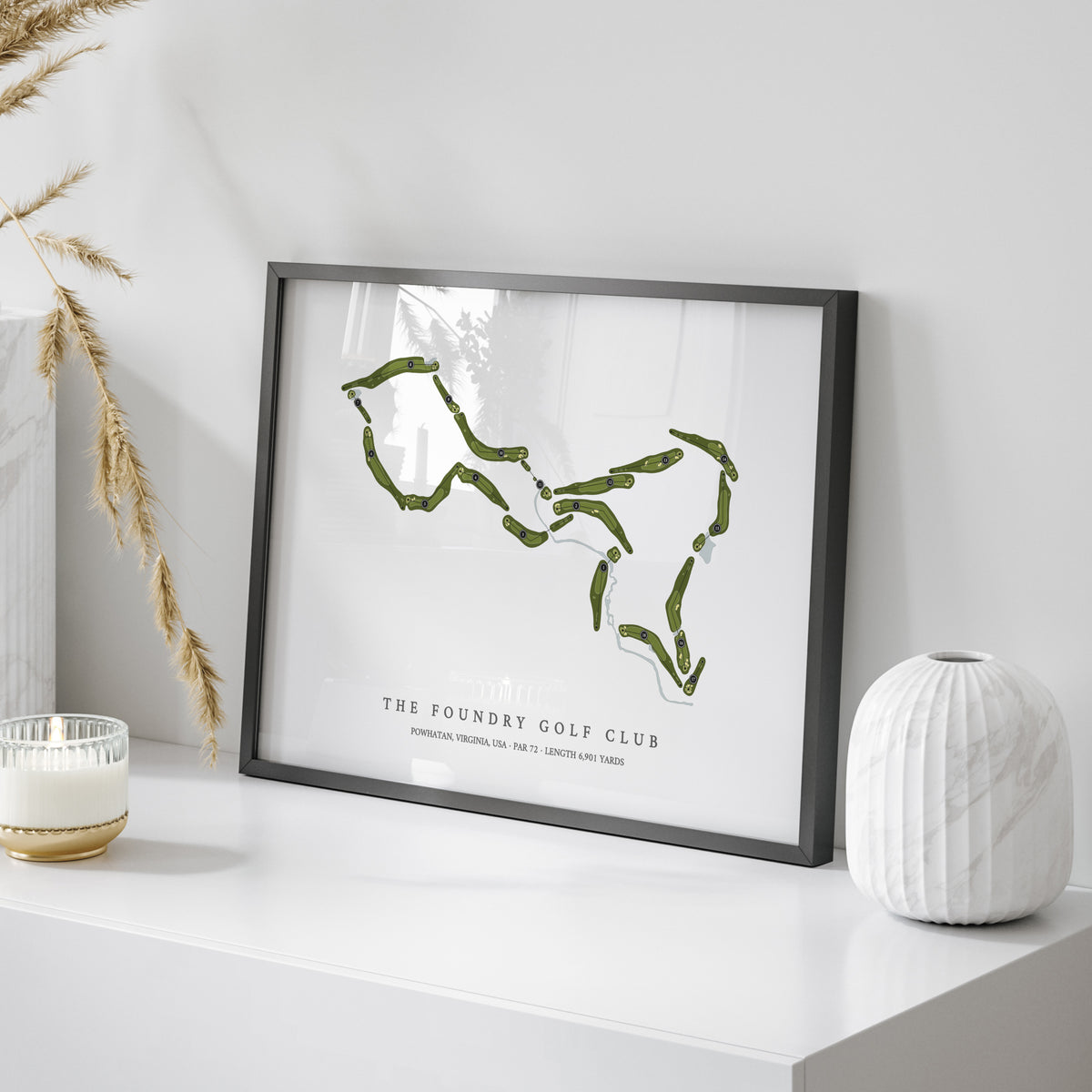 The Foundry Golf Club | Golf Course Map | On Table 