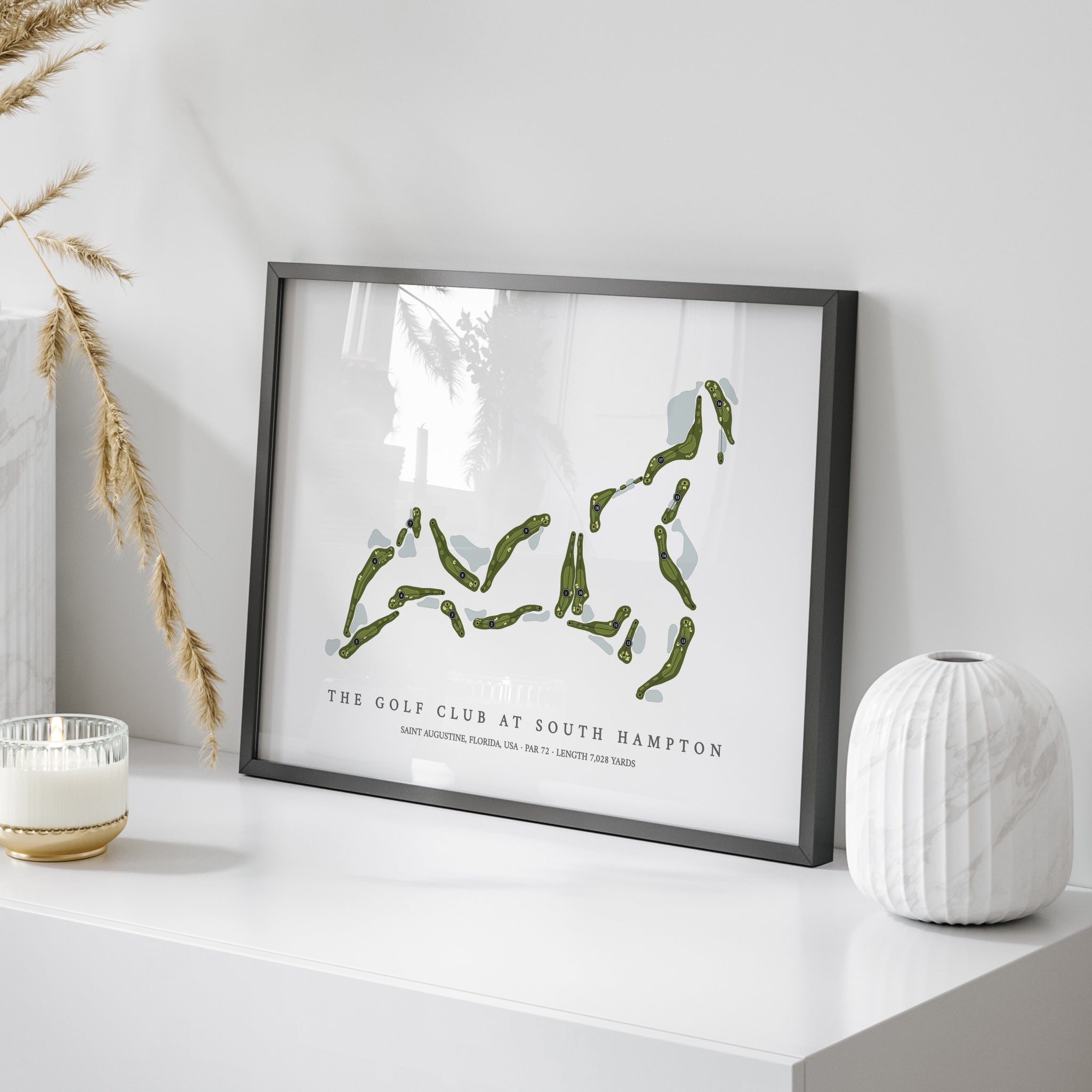 The Golf Club At South Hampton | Golf Course Map | On+Table 