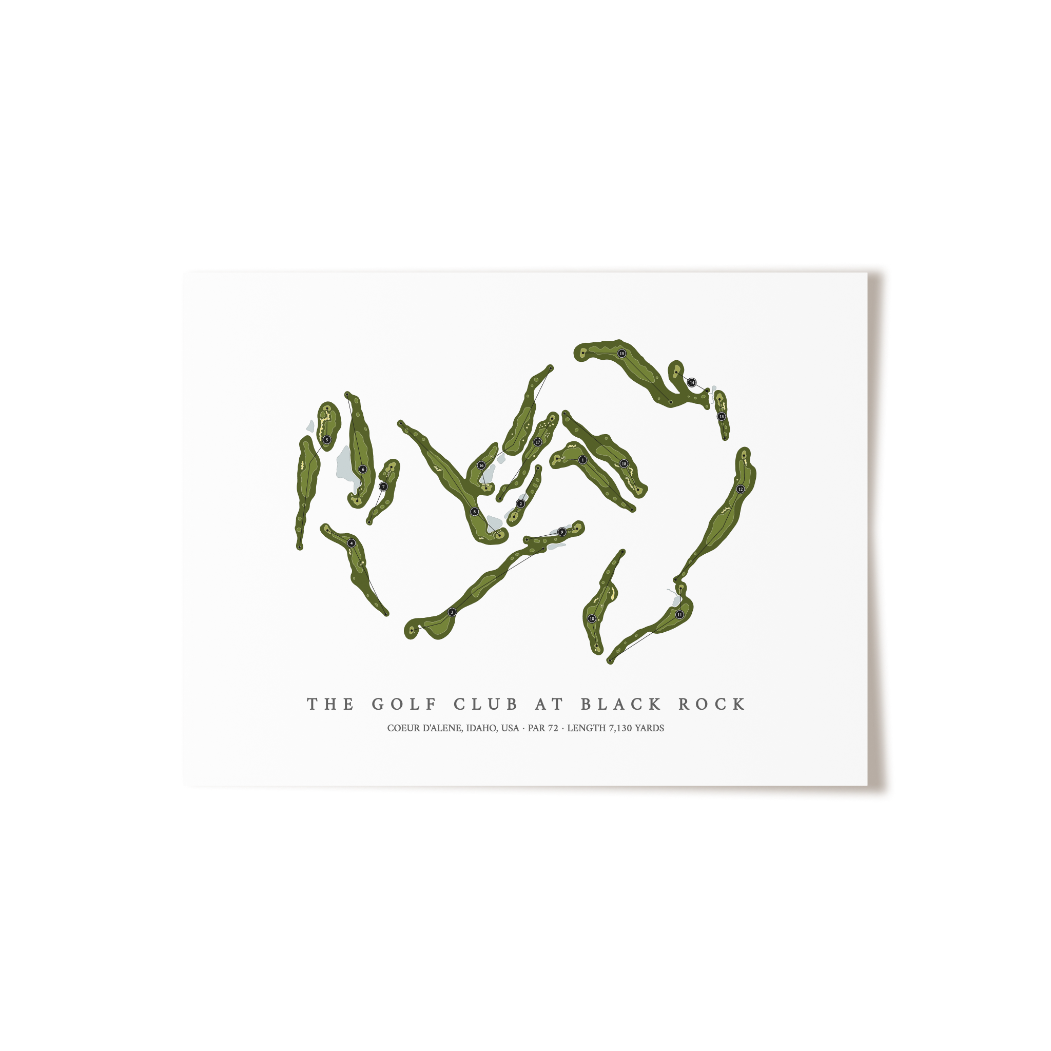 The Golf Club at Black Rock  | Golf Course Print | Unframed 