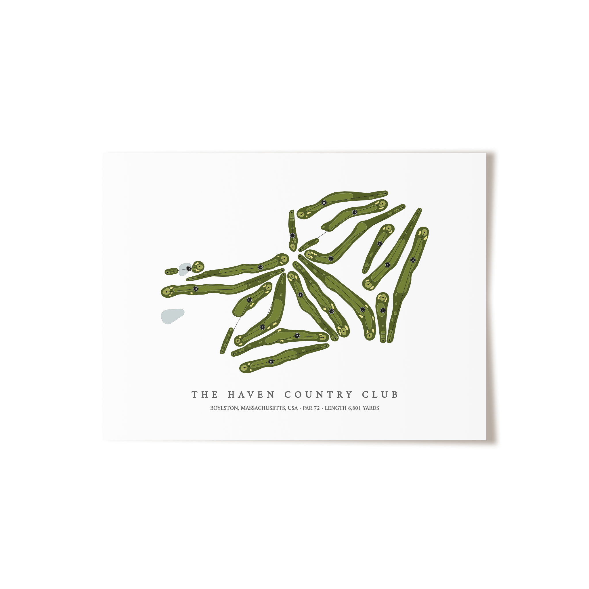 The Haven Country Club | Golf Course Print | Unframed
