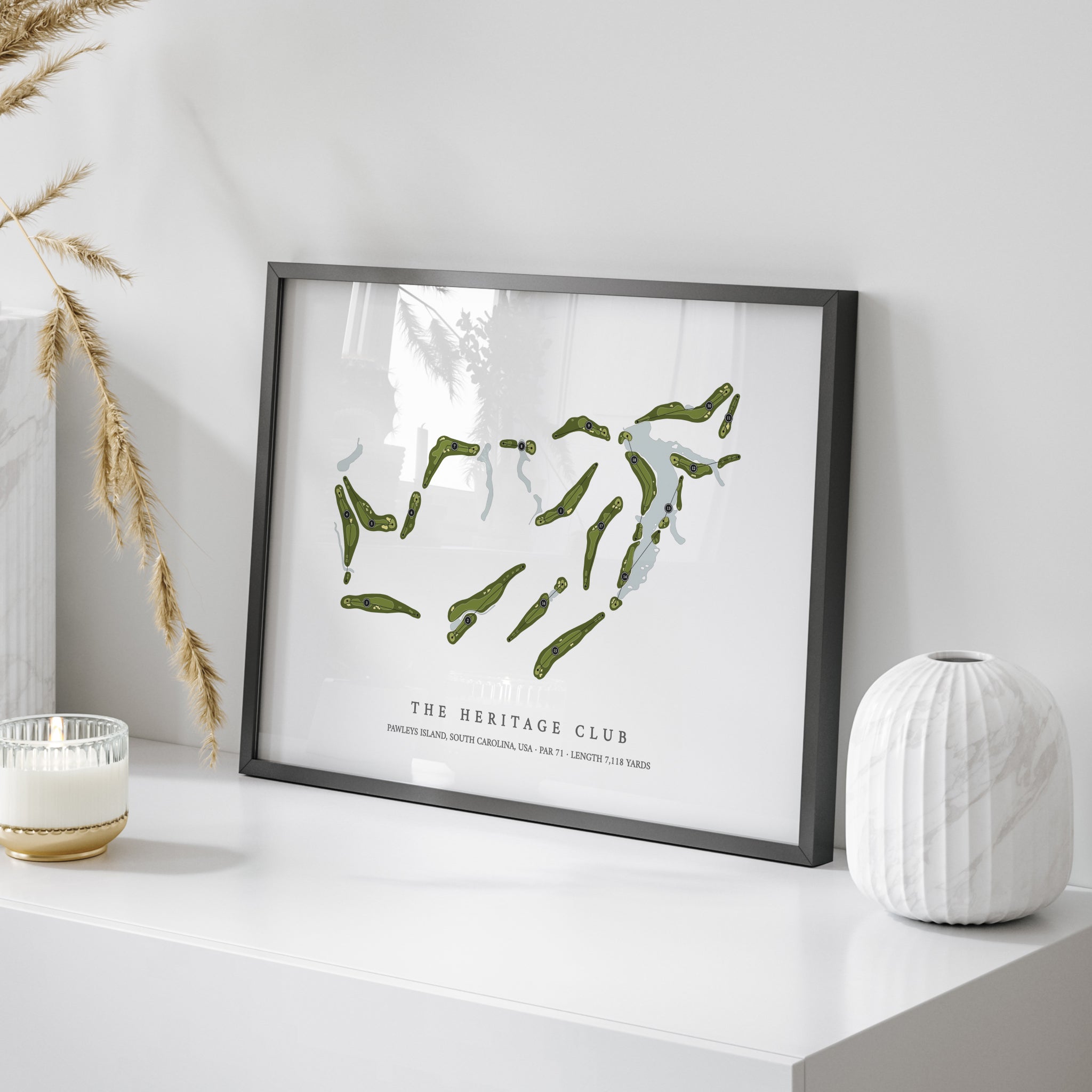 The Heritage Club | Golf Course Map | On Table 