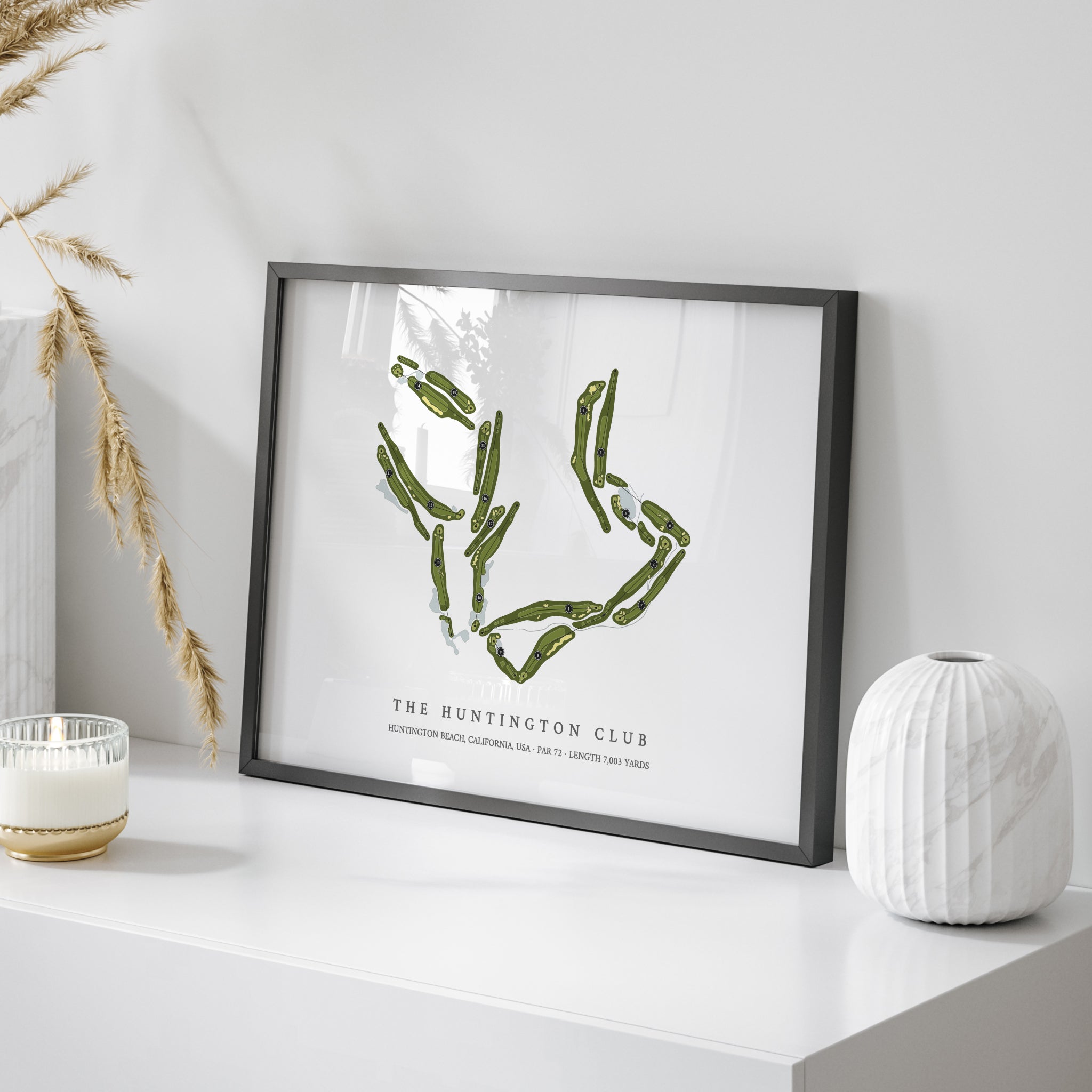 The Huntington Club | Golf Course Map | On Table 