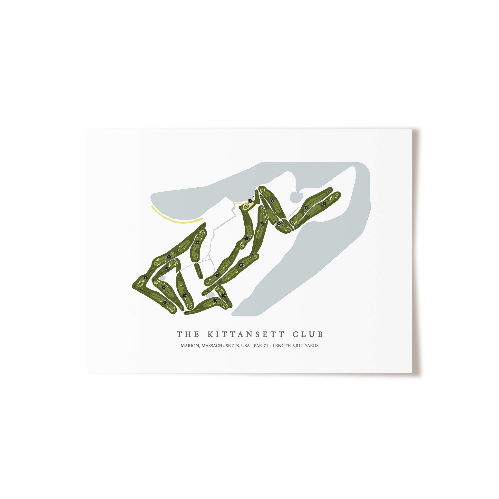 The Kittansett Club | Golf Course Print | Unframed 