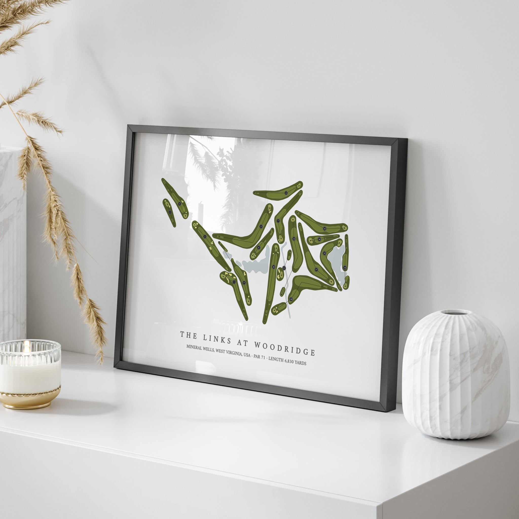 The Links at Woodridge | Golf Course Map | On Table 