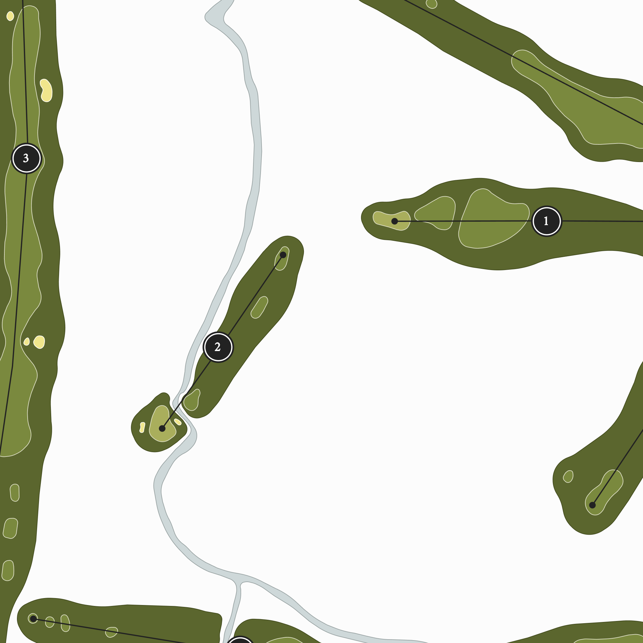 The Manor House Golf Club | Golf Course Map | Close Up