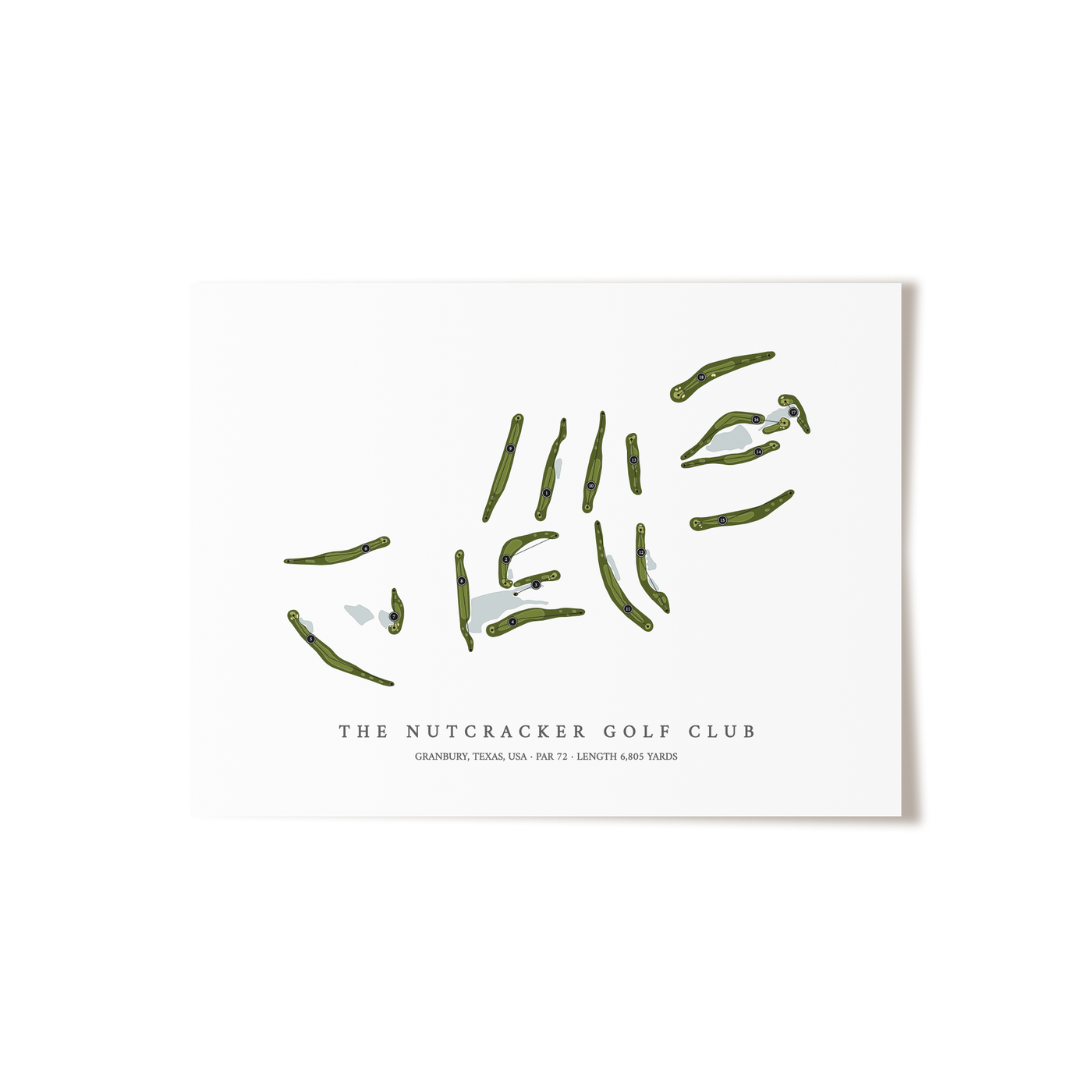 The Nutcracker Golf Club Golf Course Map