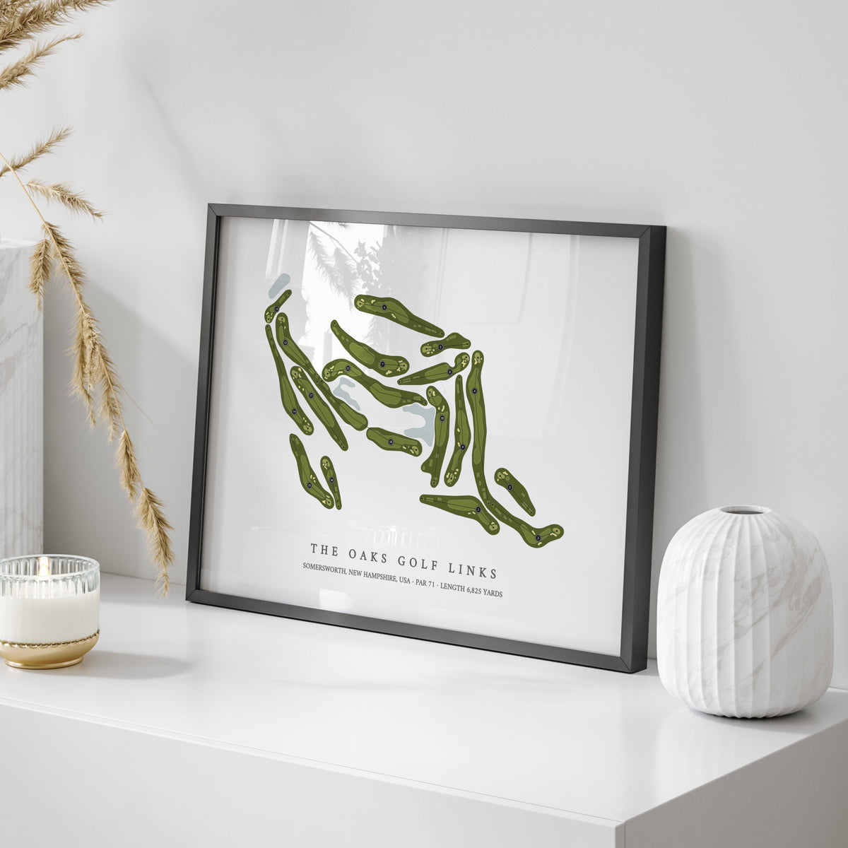The Oaks Golf Links | Golf Course Map | On Table
