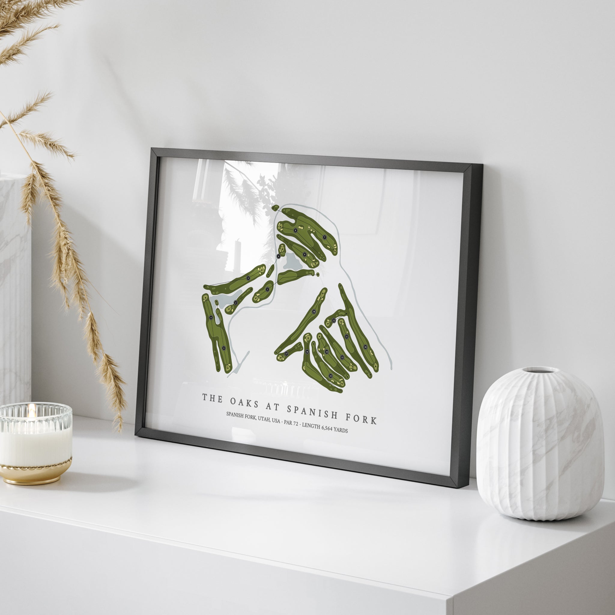 The Oaks at Spanish Fork | Golf Course Map | On Table 