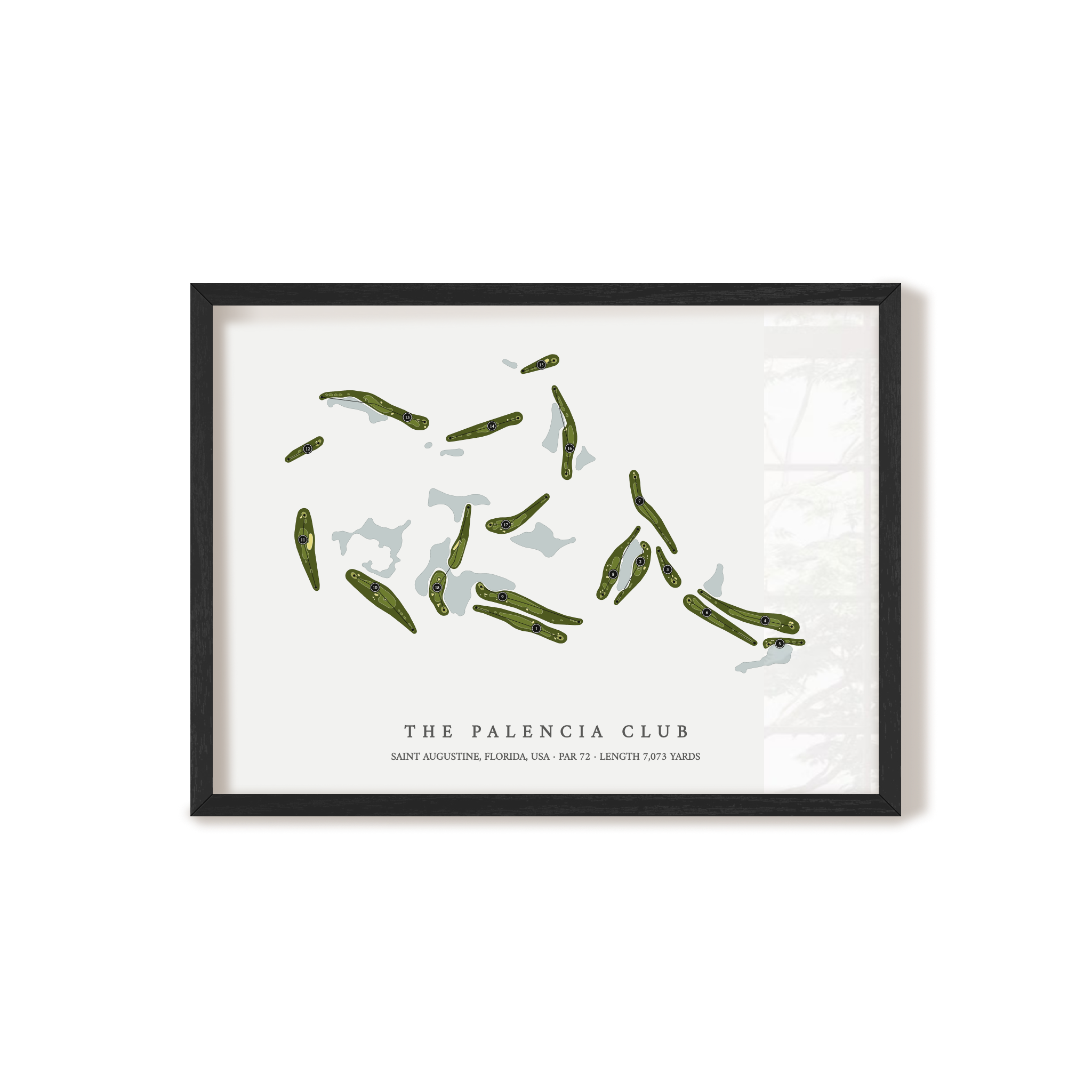 The Palencia Club | Golf Course Print | Black+Frame