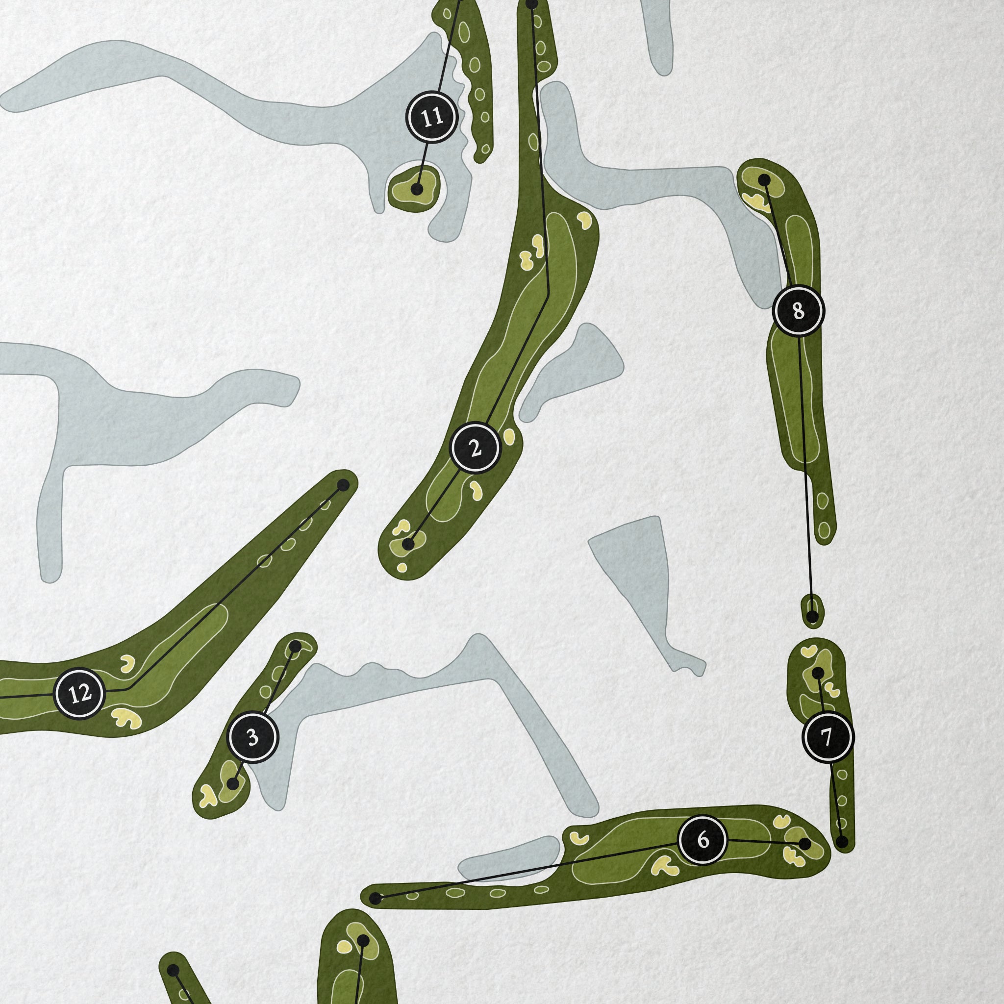 The Polo Club - Equestrian Course | Golf Course Map | Close Up 