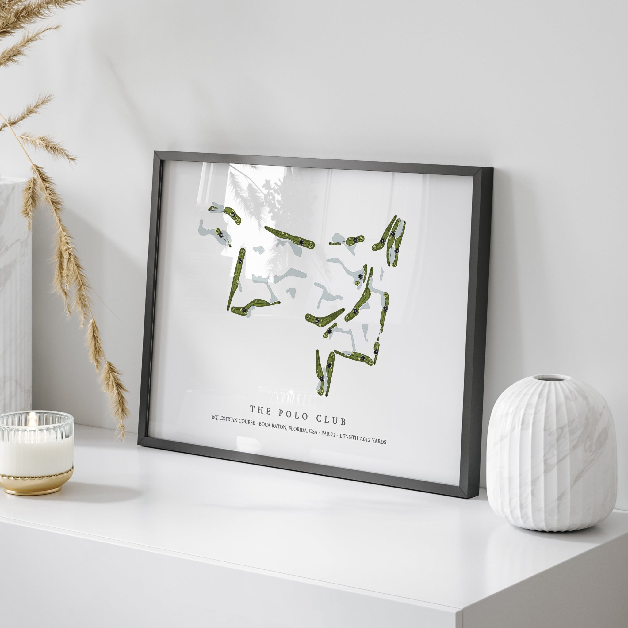 The Polo Club - Equestrian Course | Golf Course Map | On Table 