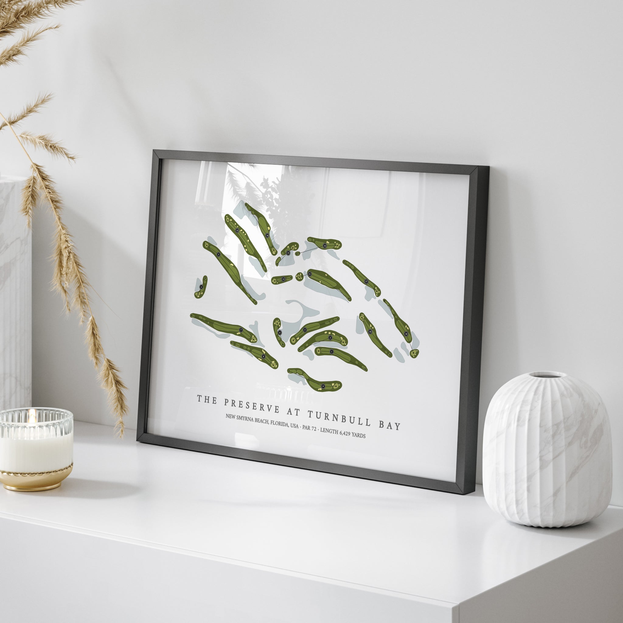 The Preserve at Turnbull Bay | Golf Course Map | On Table 