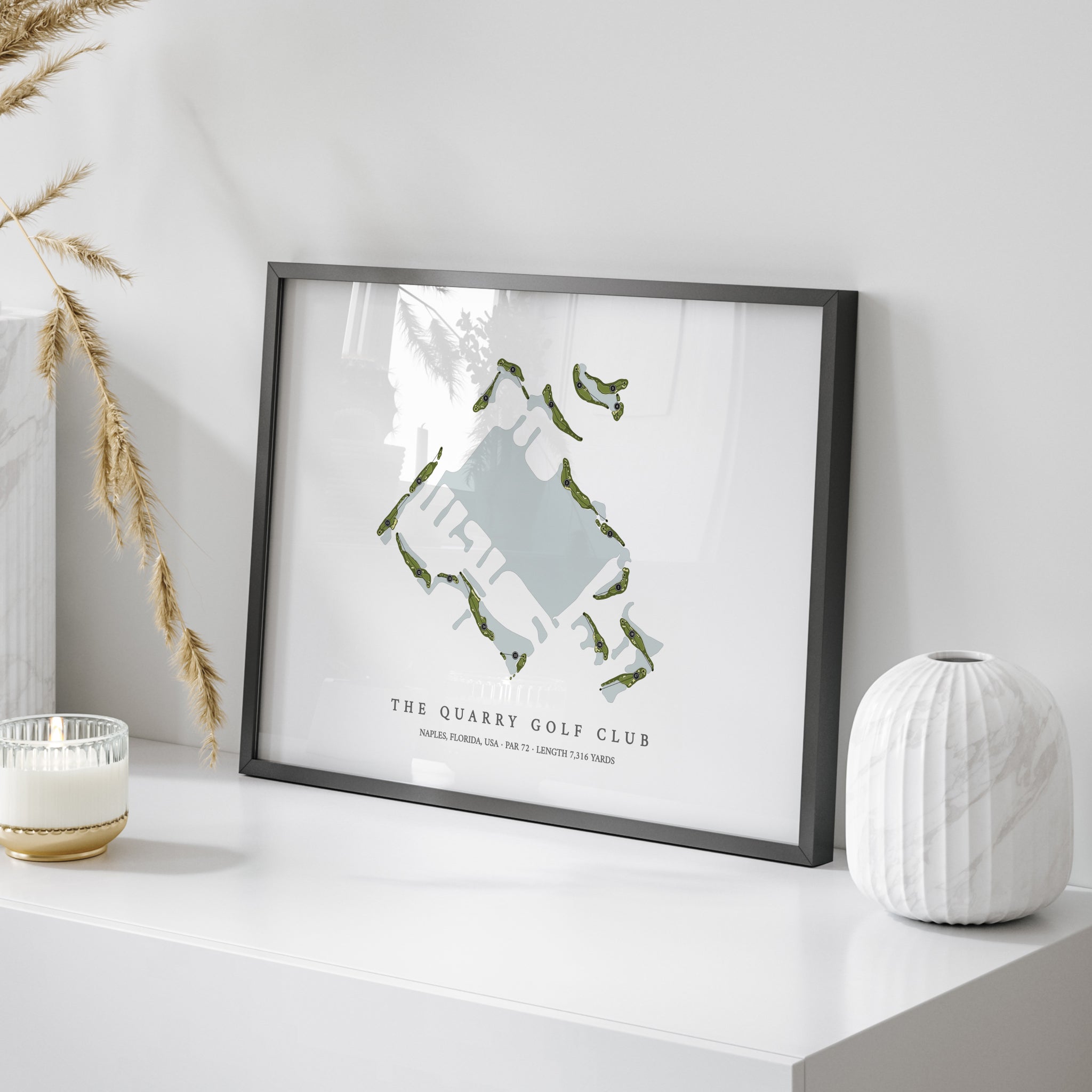 The Quarry Golf Club | Golf Course Map | On Table 