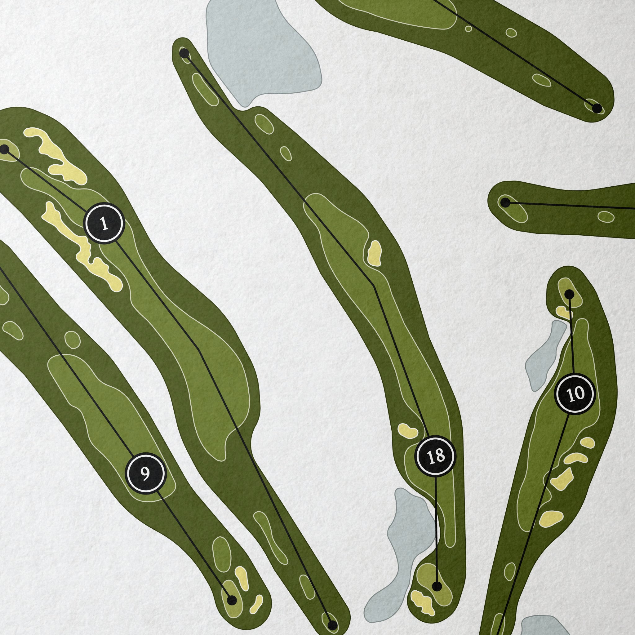 The Reserve Golf Club | Golf Course Map | Close Up 