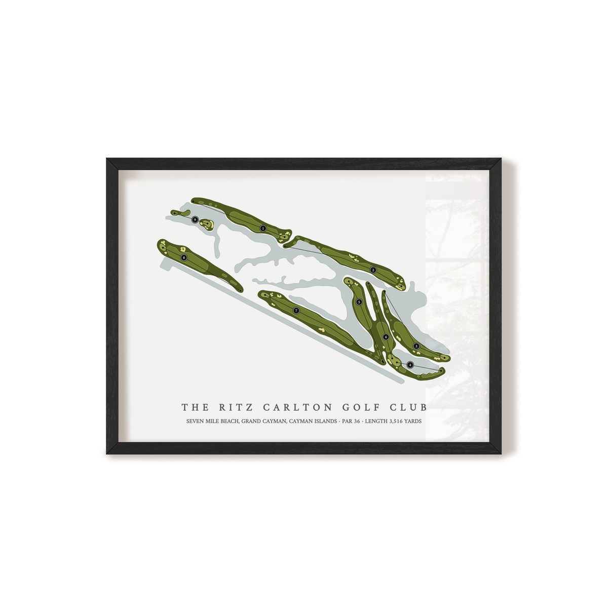 The Ritz Carlton Golf Club | Golf Course Print | Black Frame