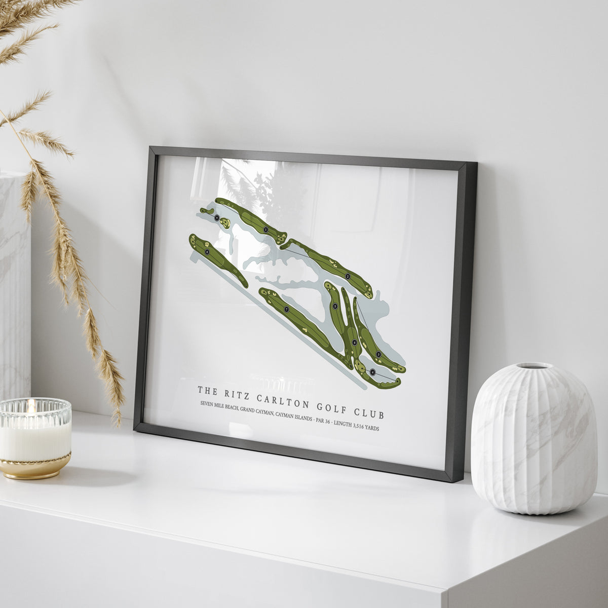 The Ritz Carlton Golf Club | Golf Course Print | On Table